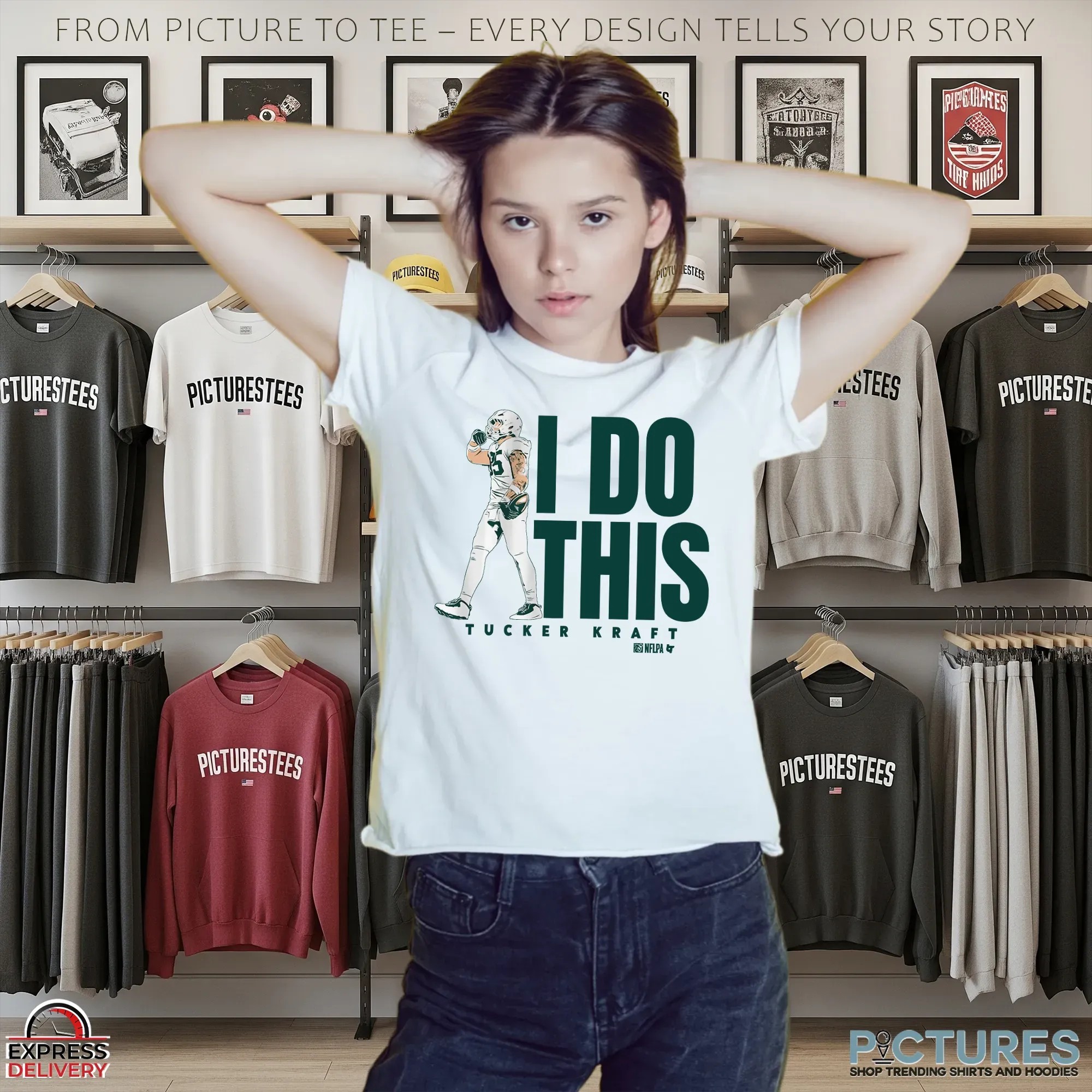 Tucker Kraft Green Bay Packers I Do This T Shirt