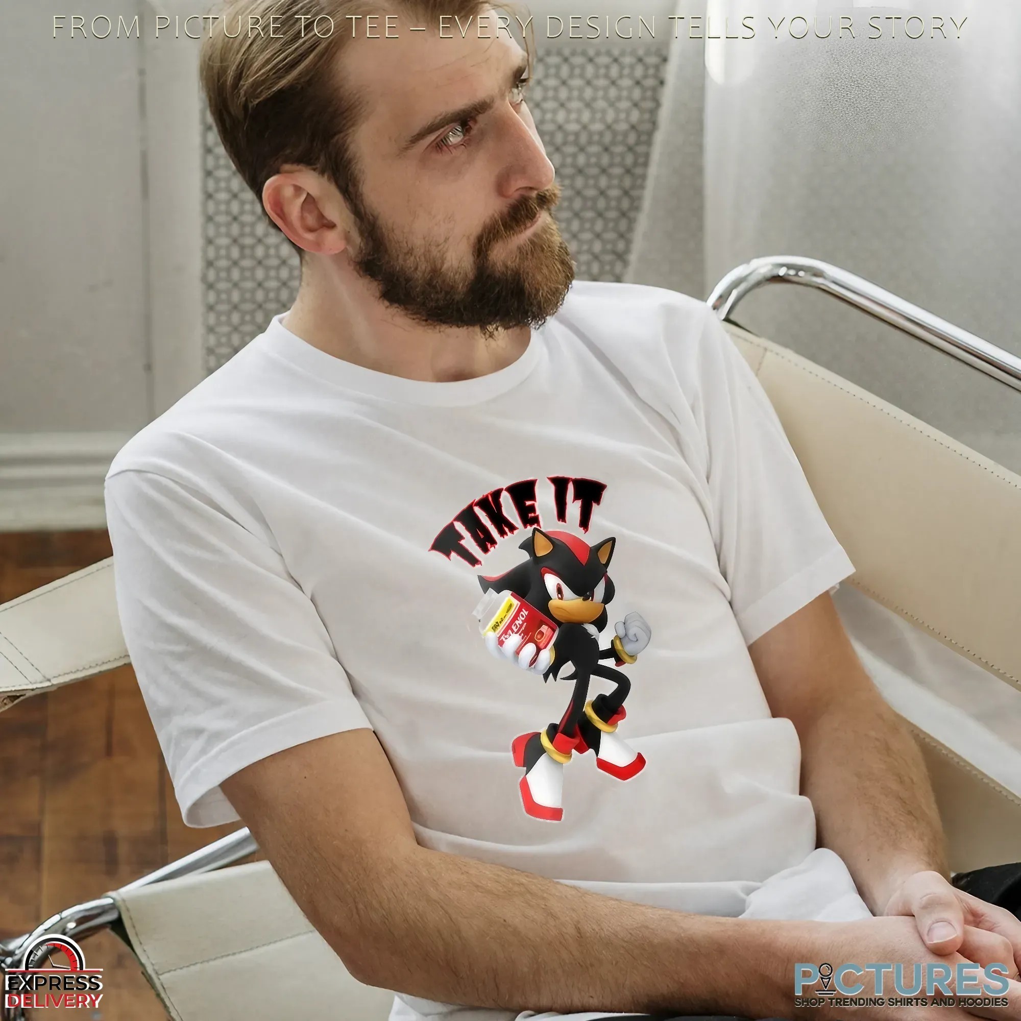Tylenol Shadow The Hedgehog Take It Meme T Shirt Tylenol Shadow The Hedgehog Take It Meme T Shirt