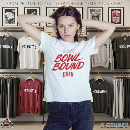 UNLV Rebels Football 2025 Bowl Bound T Shirt