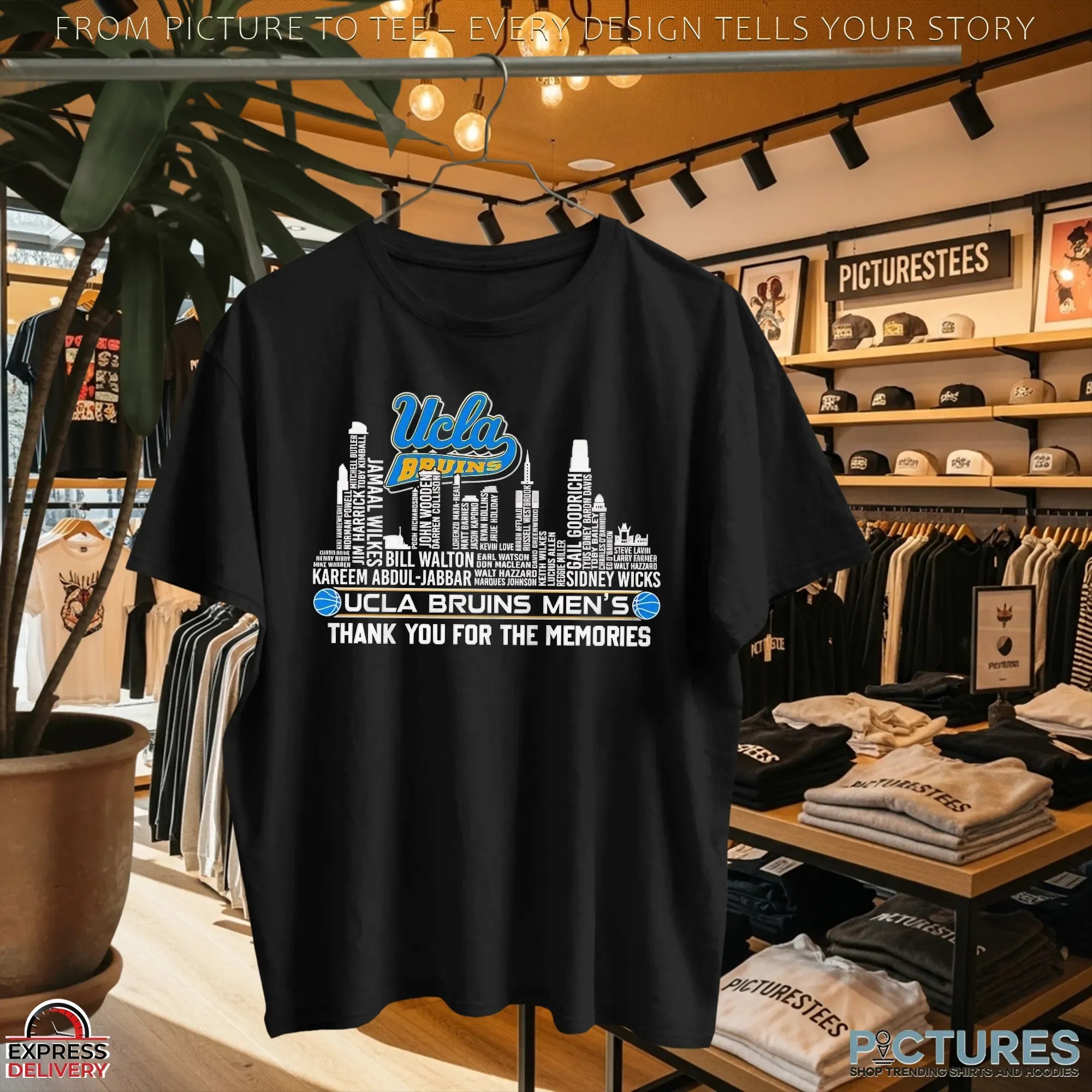 Ucla Bruins Men's Thank You For The Memories City Skyline T Shirt Ucla Bruins Men's Thank You For The Memories City Skyline T Shirt