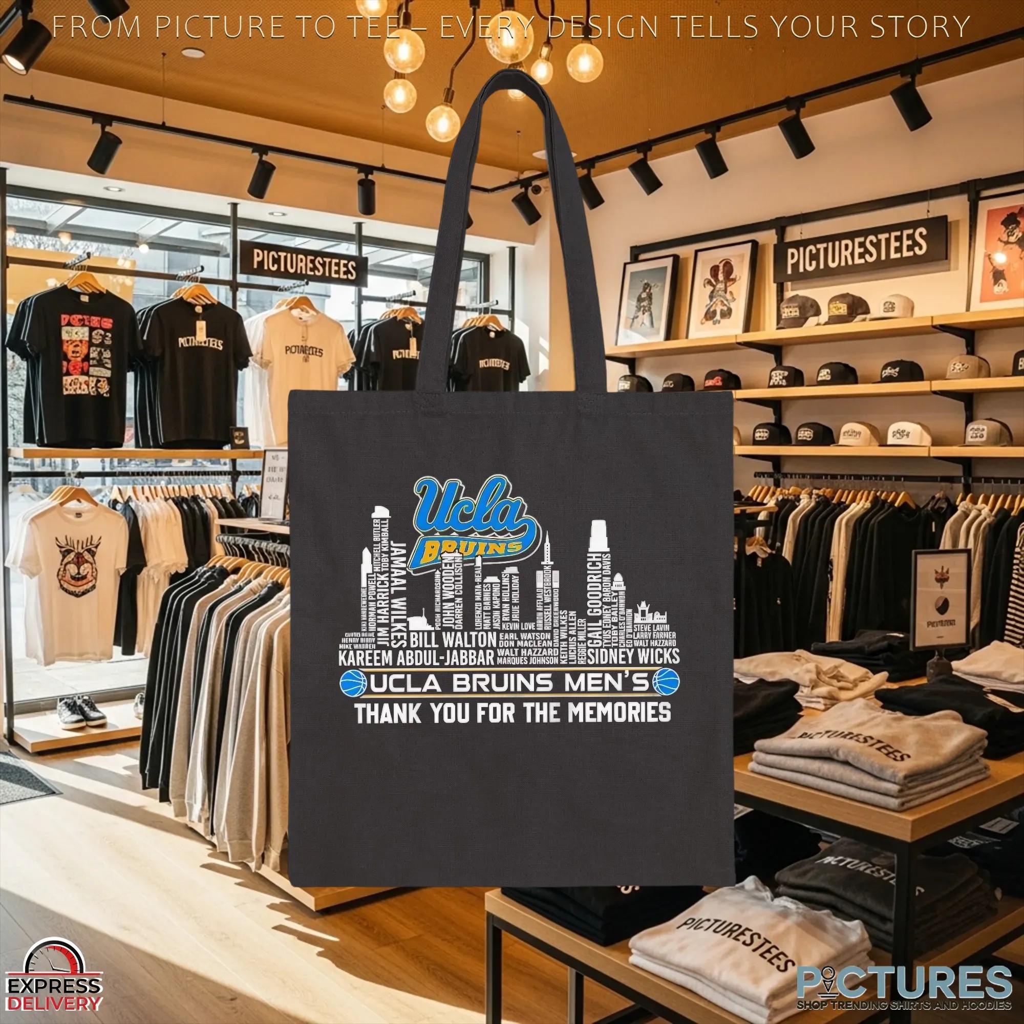 Ucla Bruins Men's Thank You For The Memories City Skyline T Shirt Ucla Bruins Men's Thank You For The Memories City Skyline T Shirt