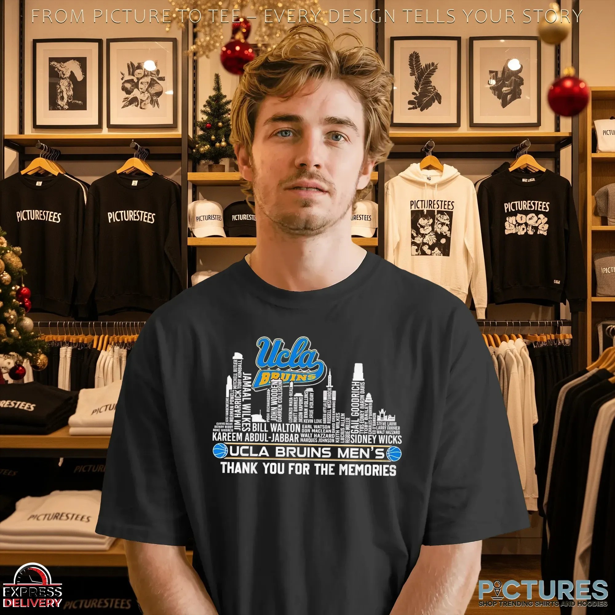 Ucla Bruins Men's Thank You For The Memories City Skyline T Shirt Ucla Bruins Men's Thank You For The Memories City Skyline T Shirt