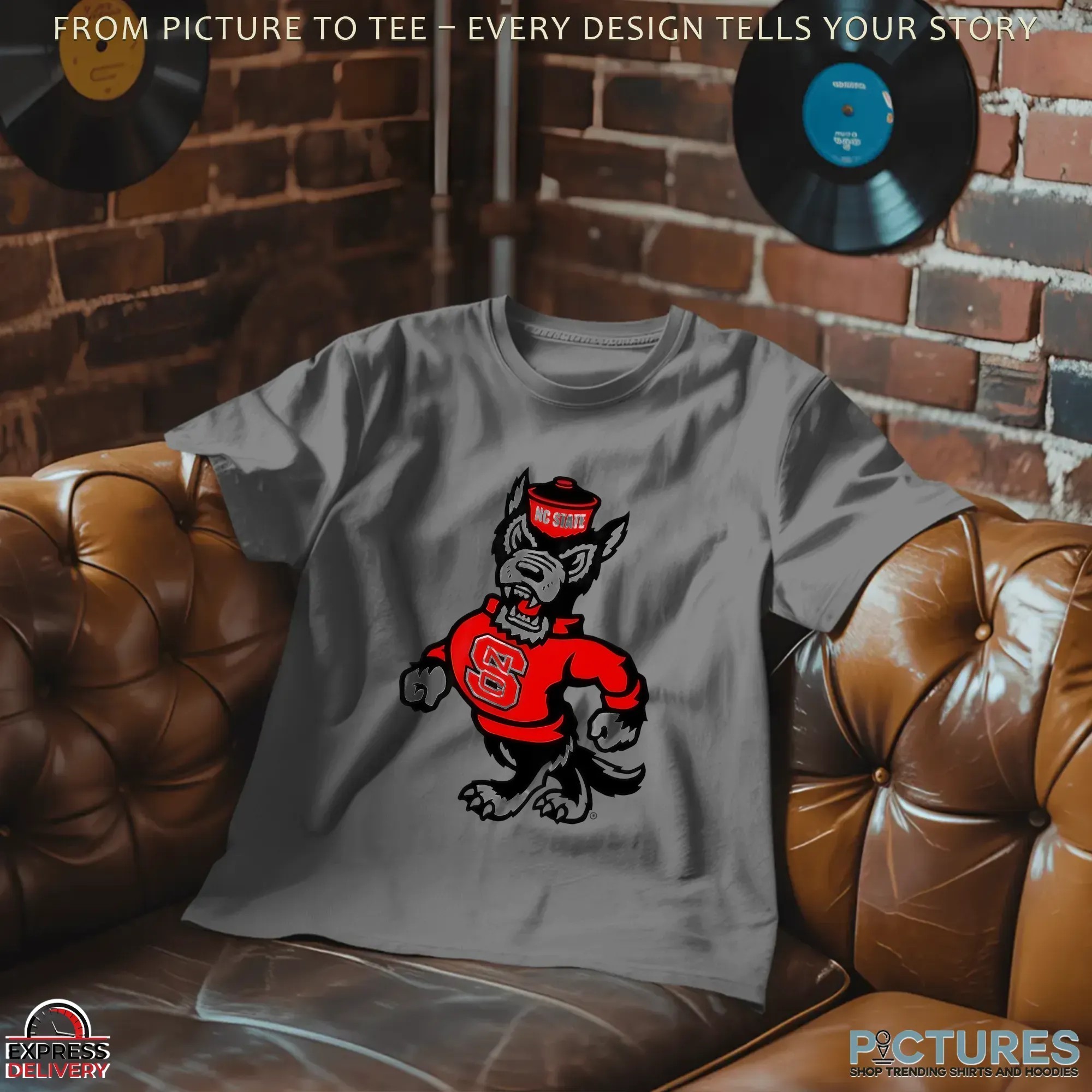 V Bts Wearing Nc State Mascot T Shirt