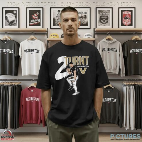 Vanderbilt Football Diego Pavia 2 Turnt T Shirt