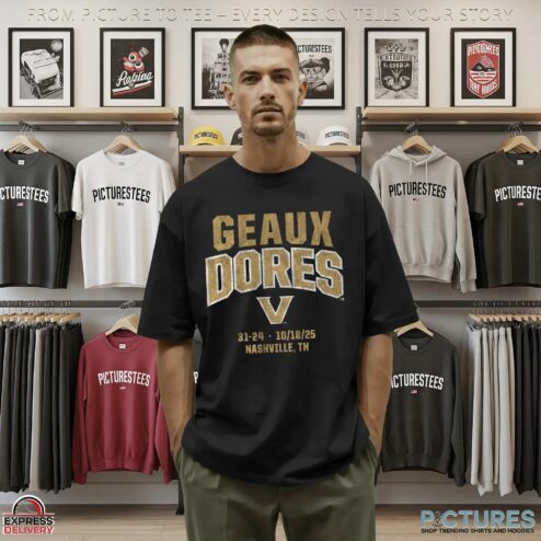 Vanderbilt Football Geaux Dores 18th October 2025 Nashville TN Vintage T Shirt