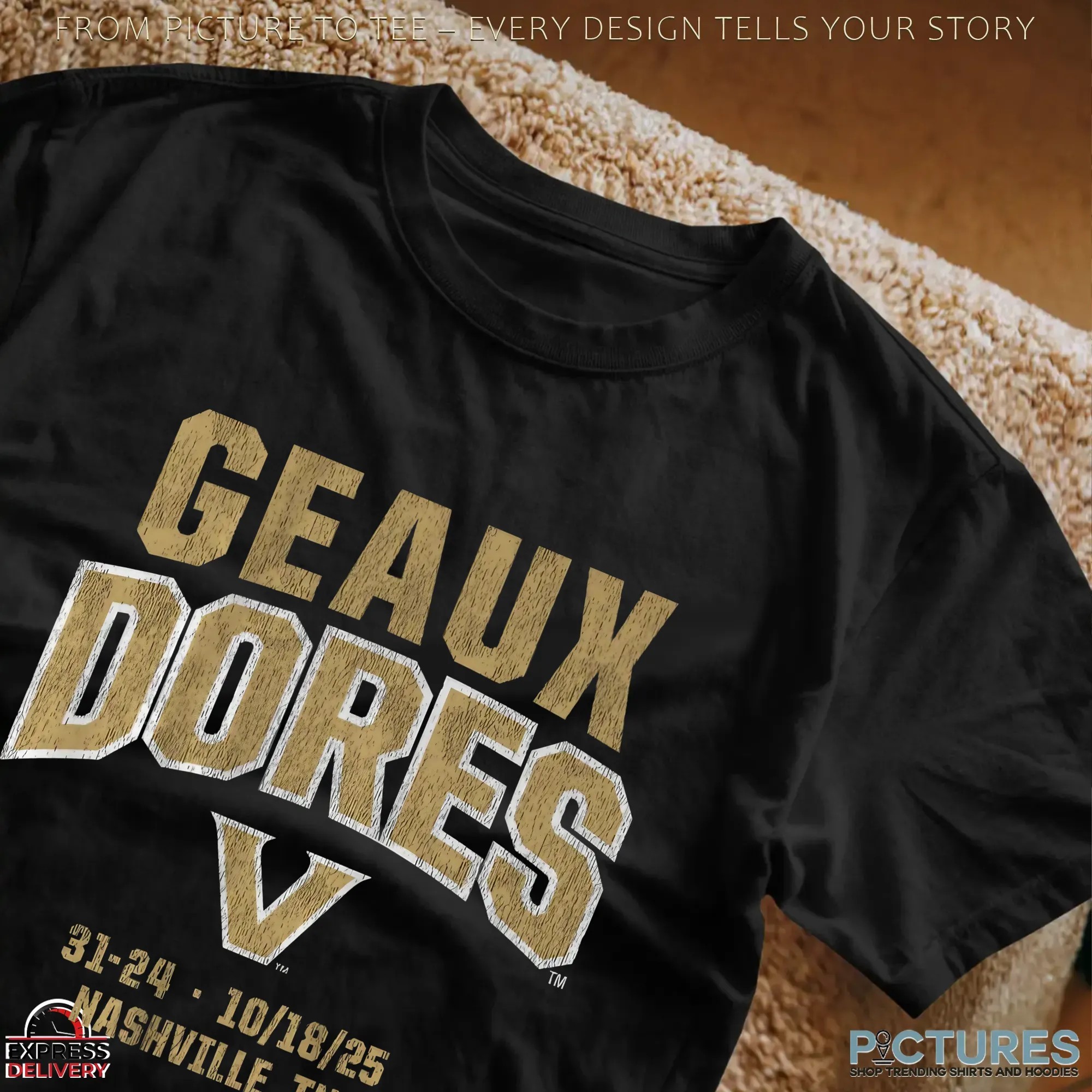 Vanderbilt Football Geaux Dores 18th October 2025 Nashville TN Vintage T Shirt