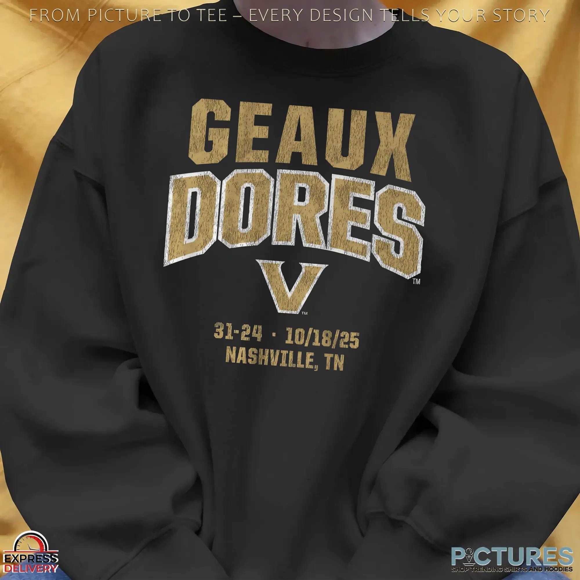 Vanderbilt Football Geaux Dores 18th October 2025 Nashville TN Vintage T Shirt