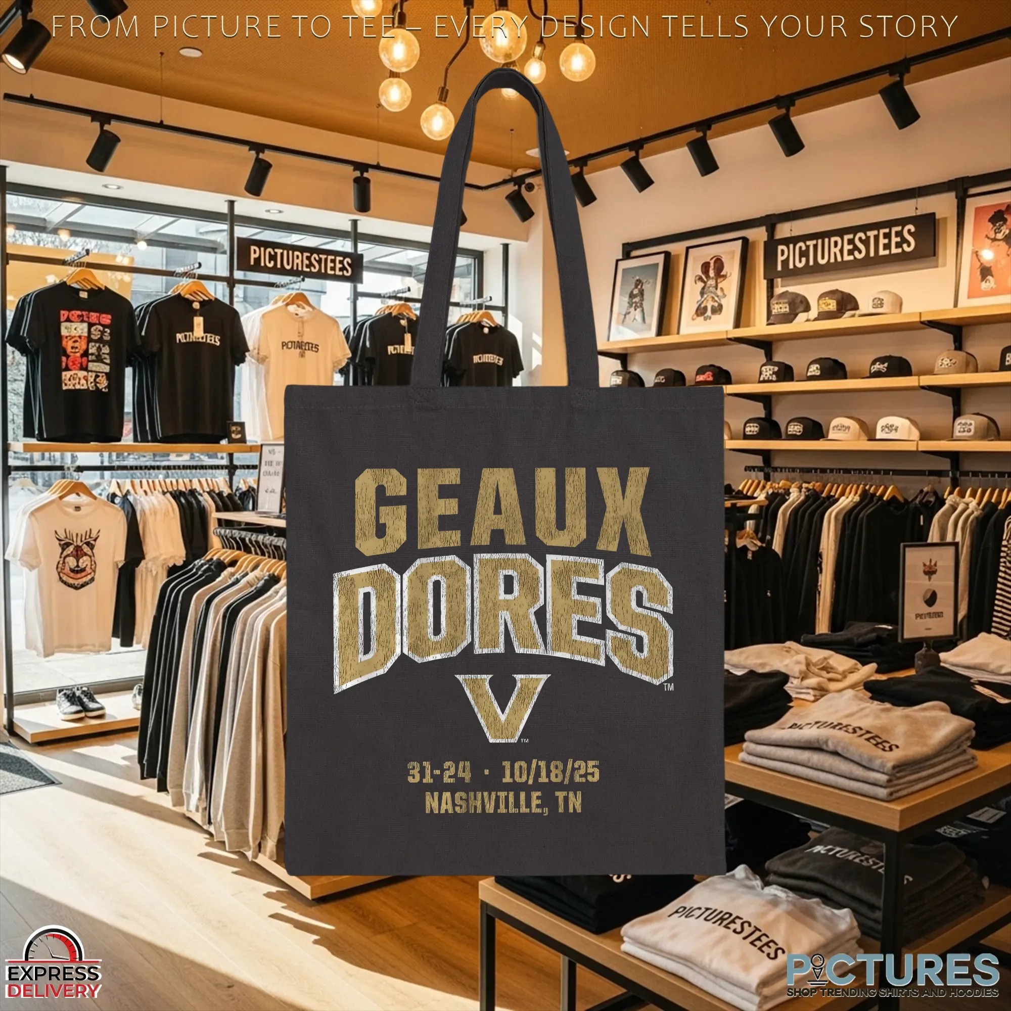 Vanderbilt Football Geaux Dores 18th October 2025 Nashville TN Vintage T Shirt
