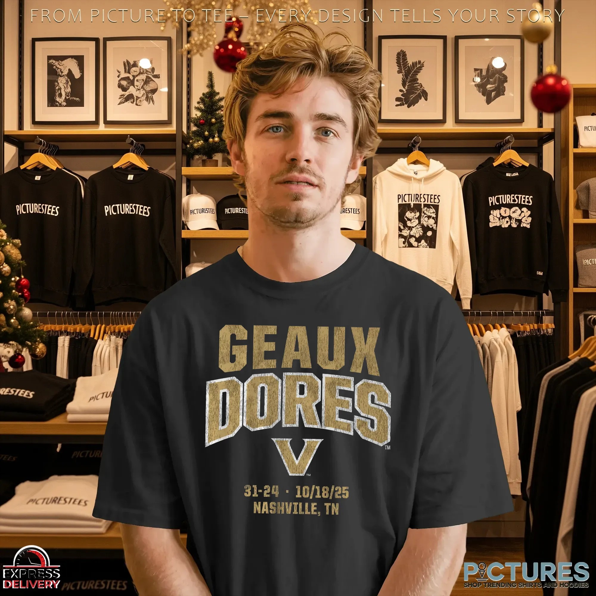 Vanderbilt Football Geaux Dores 18th October 2025 Nashville TN Vintage T Shirt