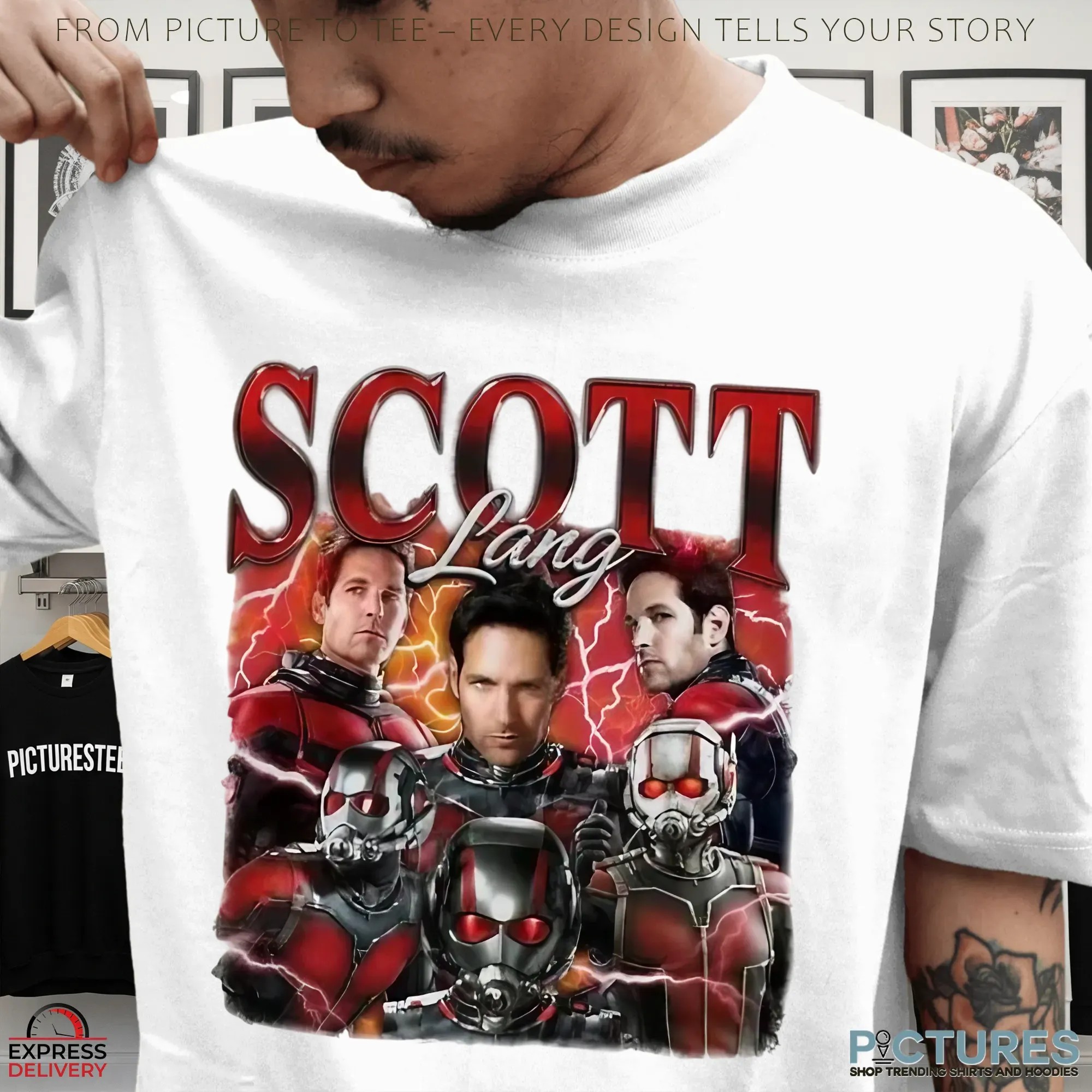 Vintage 90s Bootleg Scott Lang T Shirt