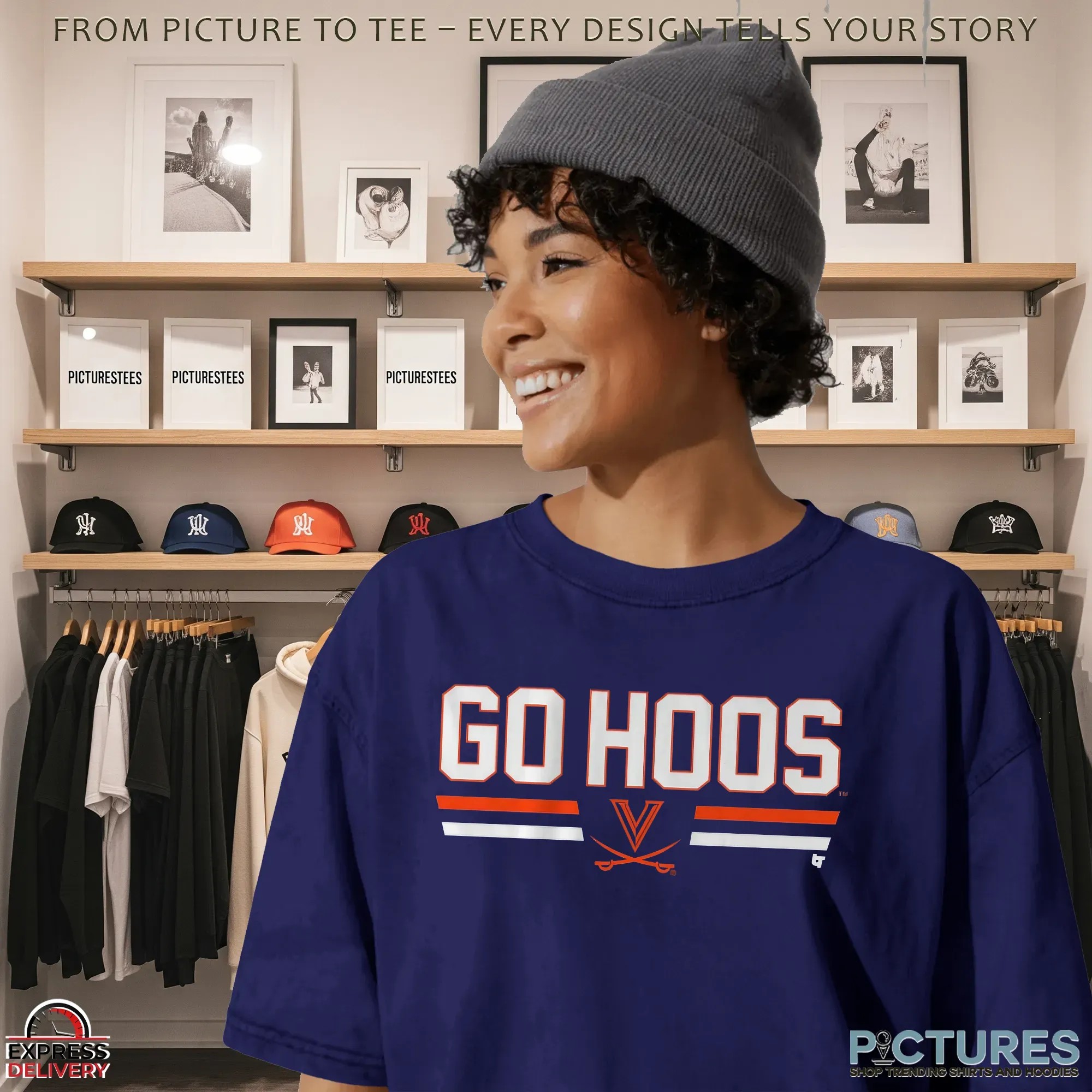 Virginia Cavaliers Football Go Hoos T Shirt Virginia Cavaliers Football Go Hoos T Shirt