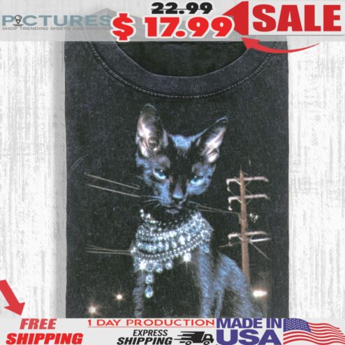 Wacky Cat Funny Graphic T-shirt