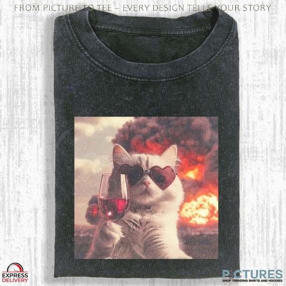 Wacky Cat Slay Fire Meme T Shirt