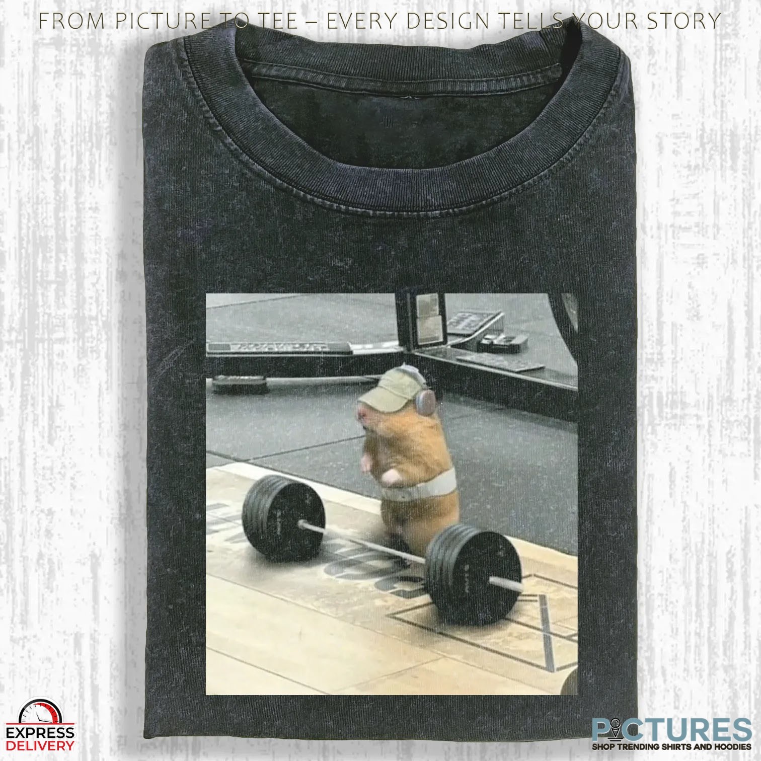 Wacky Hamster Gymer T Shirt