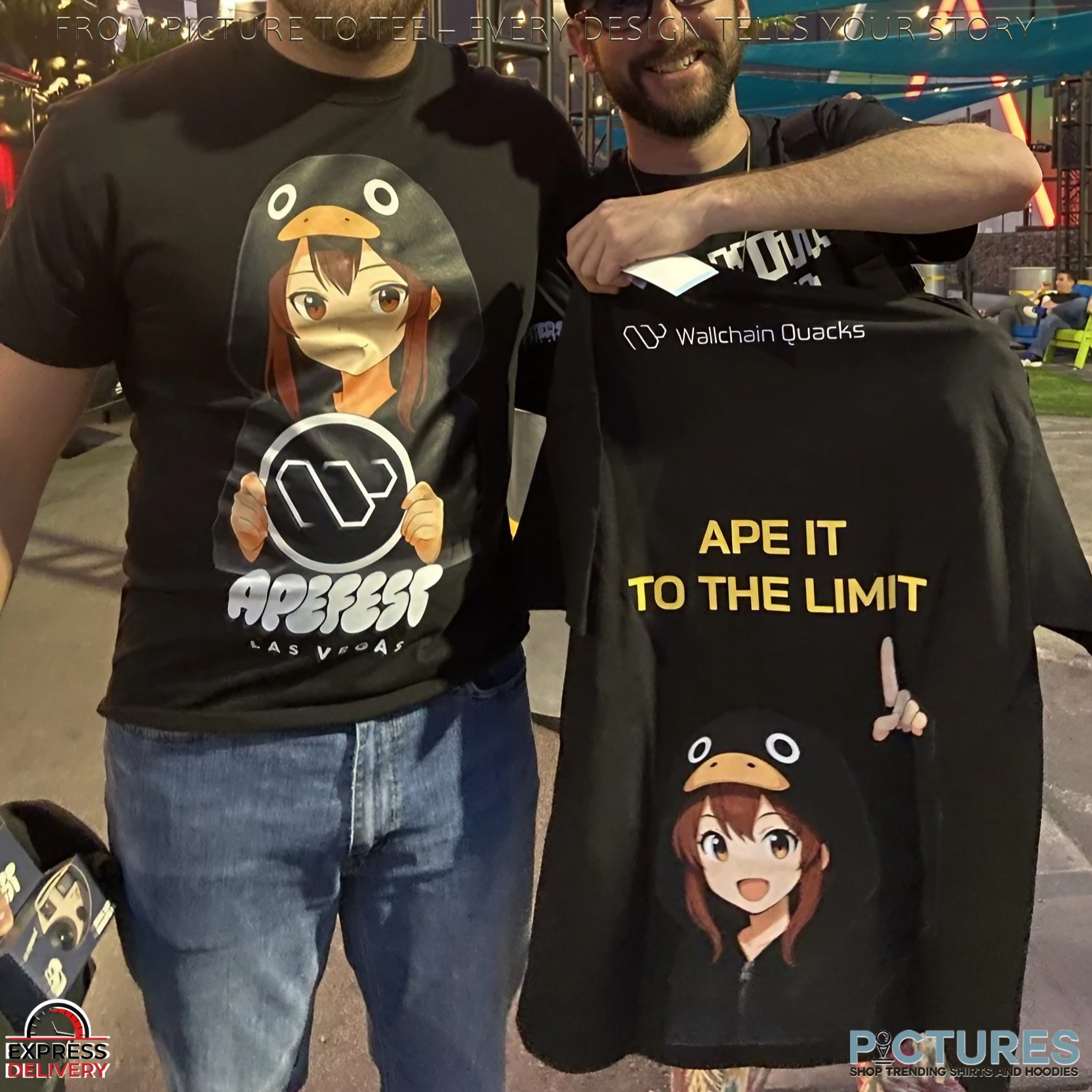 Wallchain Quacks Ape It To The Limit T Shirt