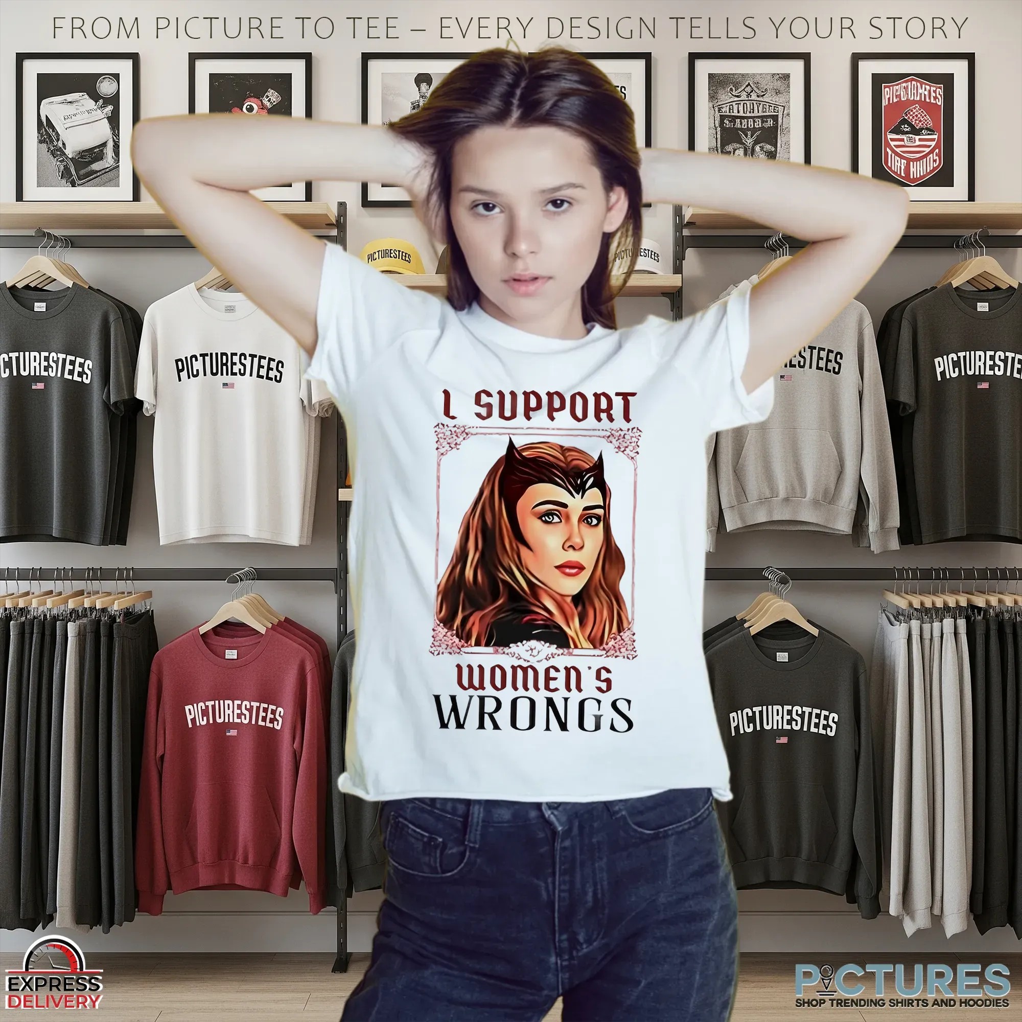 Wanda Maximoff I Support Women’s Wrongs T Shirt