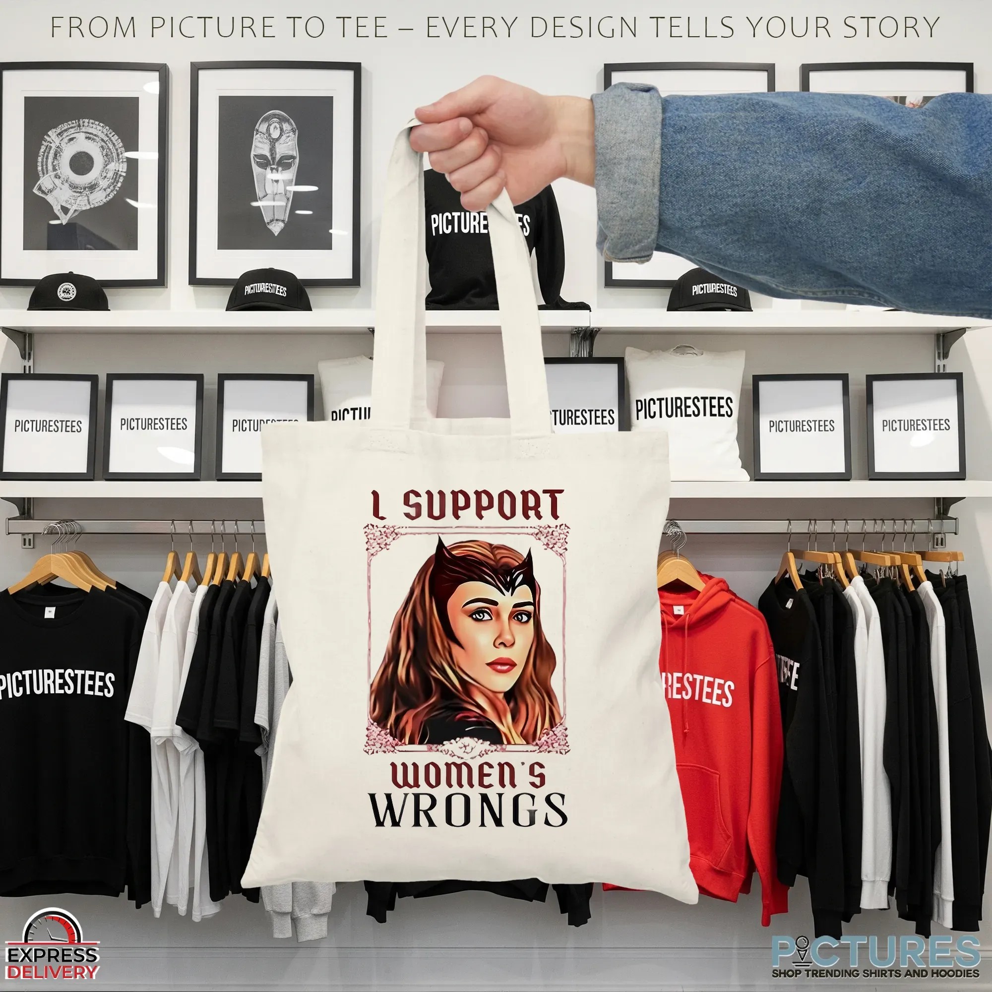 Wanda Maximoff I Support Women’s Wrongs T Shirt Wanda Maximoff I Support Women’s Wrongs T Shirt