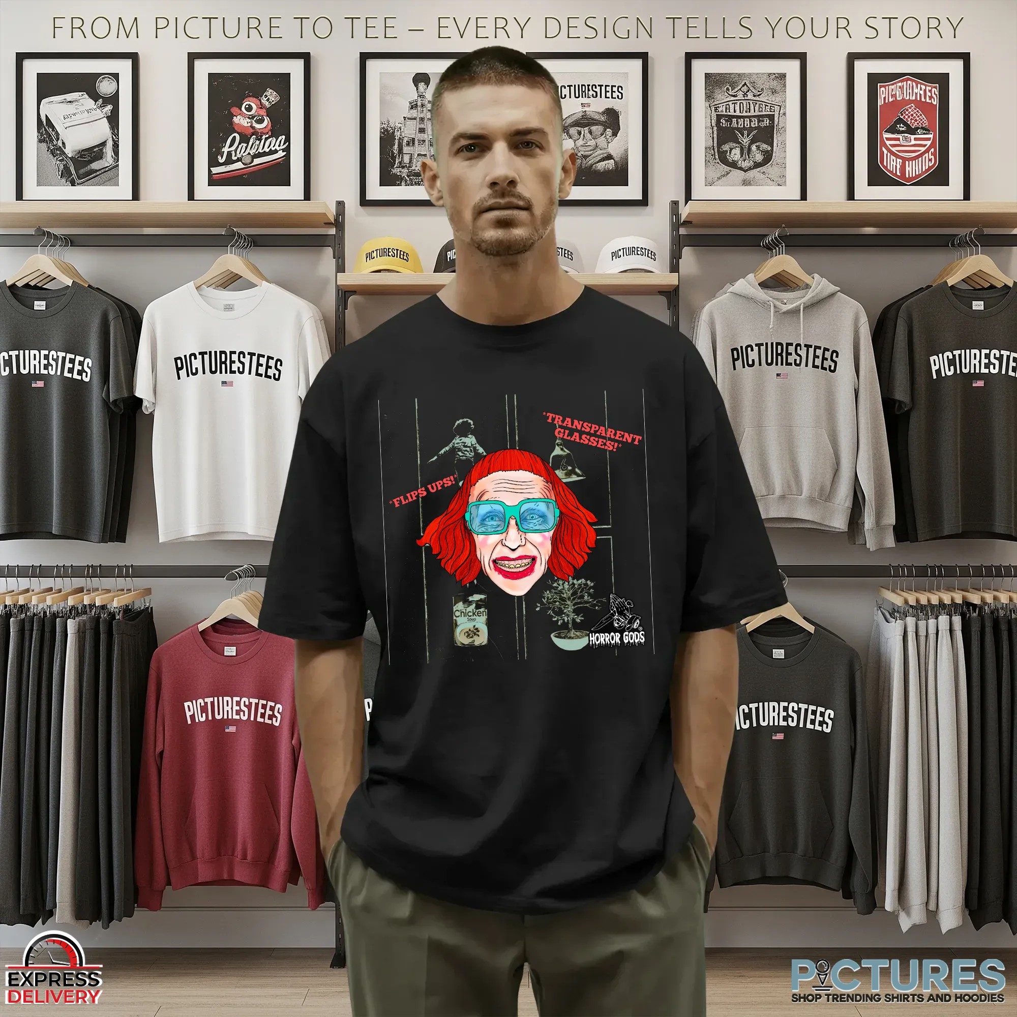 Weapon Character Creepy Face Horro Movie Halloween T Shirt