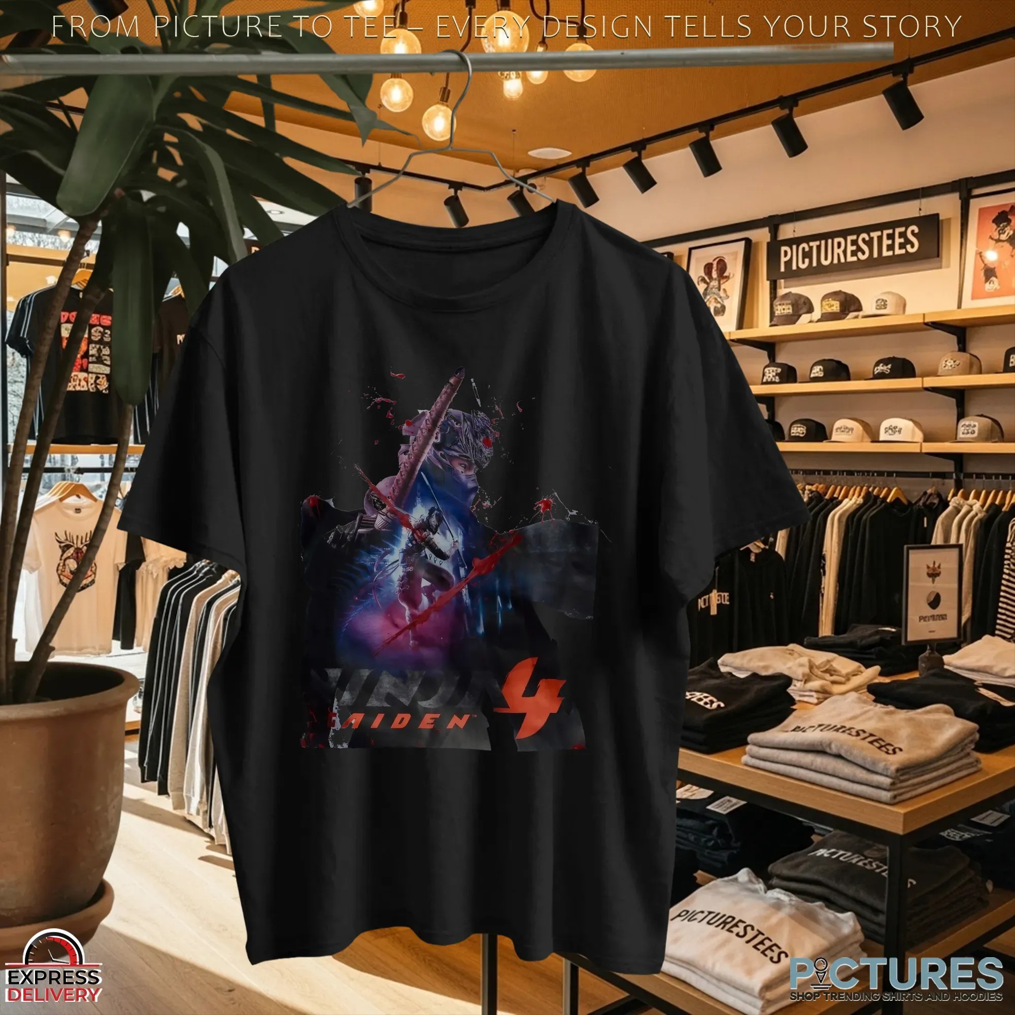 When Ninja Blades Meet Streetwear Ninja Gaiden 4 X Bait Collab Unleashed T Shirt