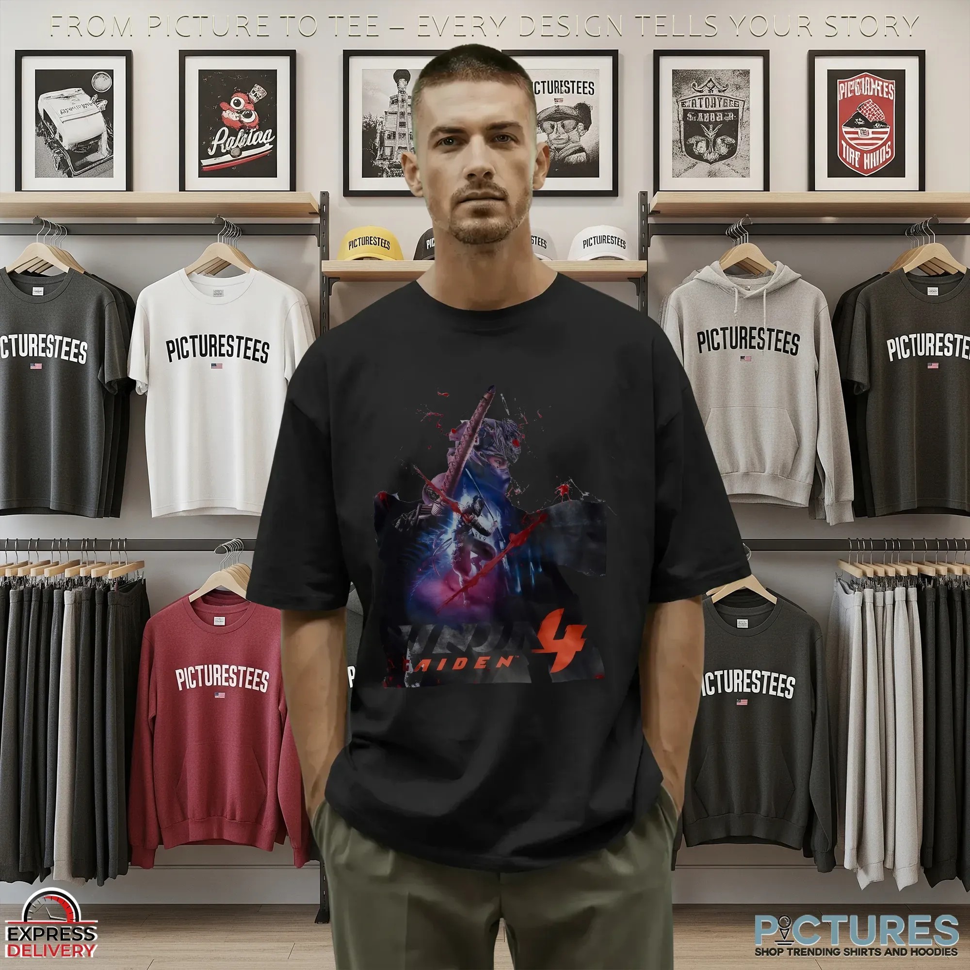 When Ninja Blades Meet Streetwear Ninja Gaiden 4 X Bait Collab Unleashed T Shirt