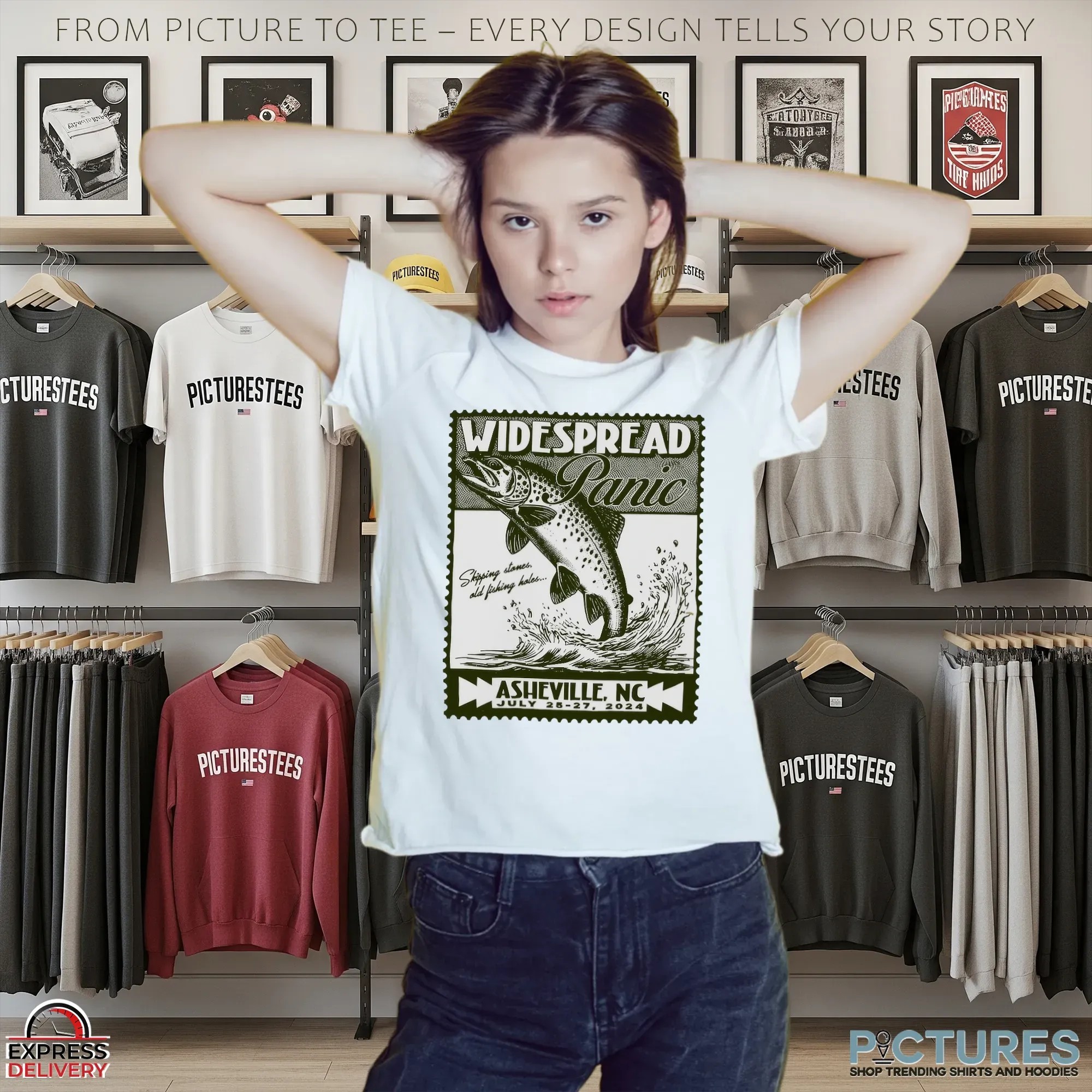 Widespread Panic Skipping Stones Old Fishing Holes Poster T Shirt