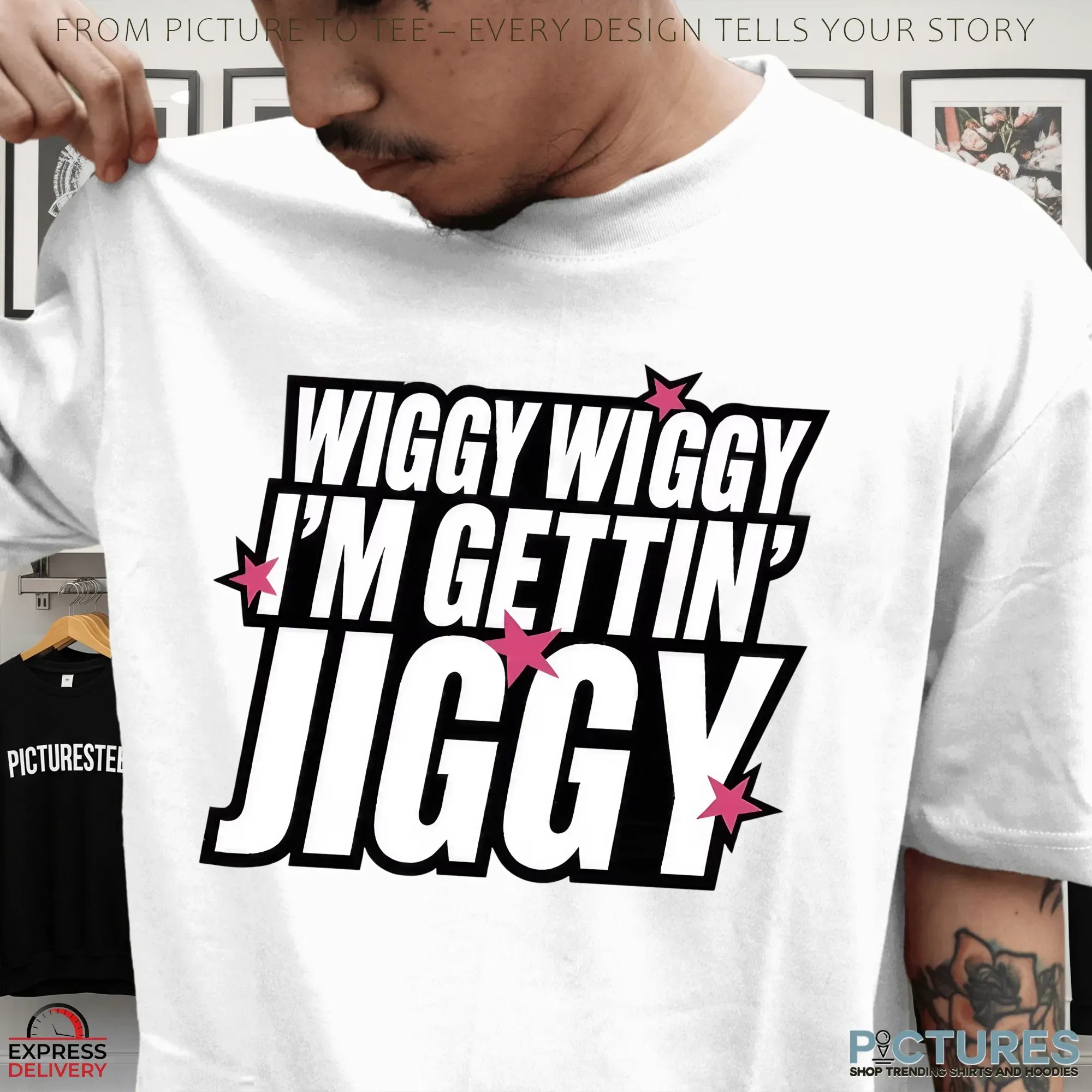 Wiggy Wiggy I’m Gettin’ Jiggy Five Boy Band 2025 UK Concert Tour Shirt