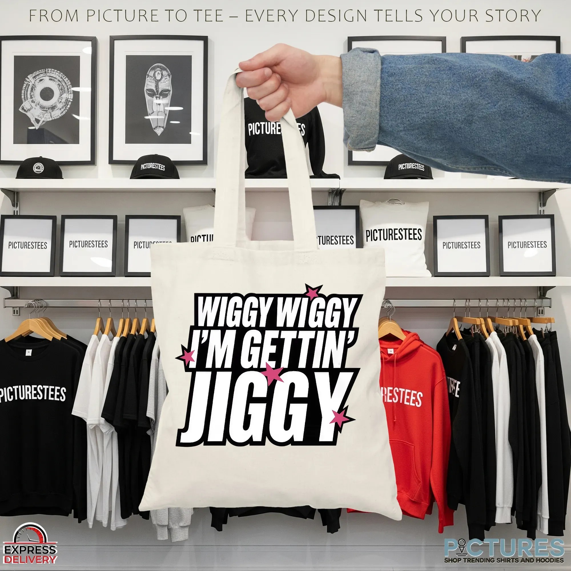 Wiggy Wiggy I’m Gettin’ Jiggy Five Boy Band 2025 UK Concert Tour Shirt