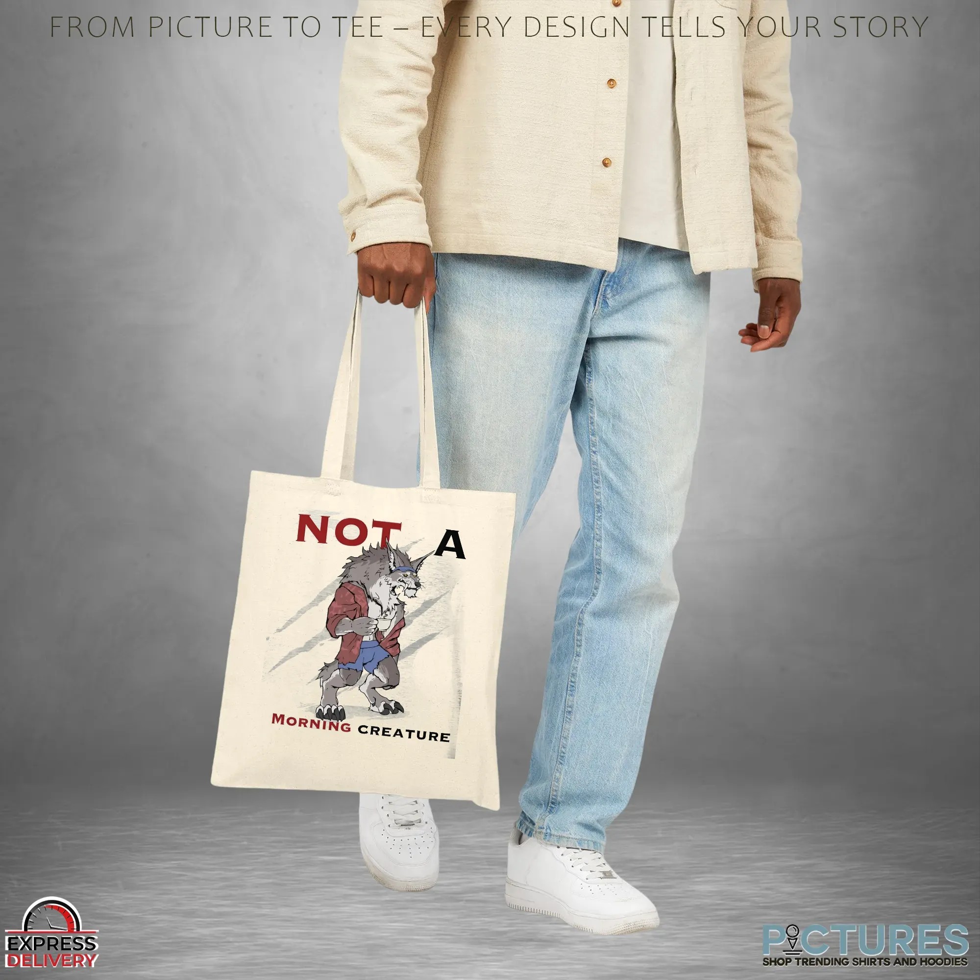 Wolf Not A Morning Creature Furry T Shirt Wolf Not A Morning Creature Furry T Shirt