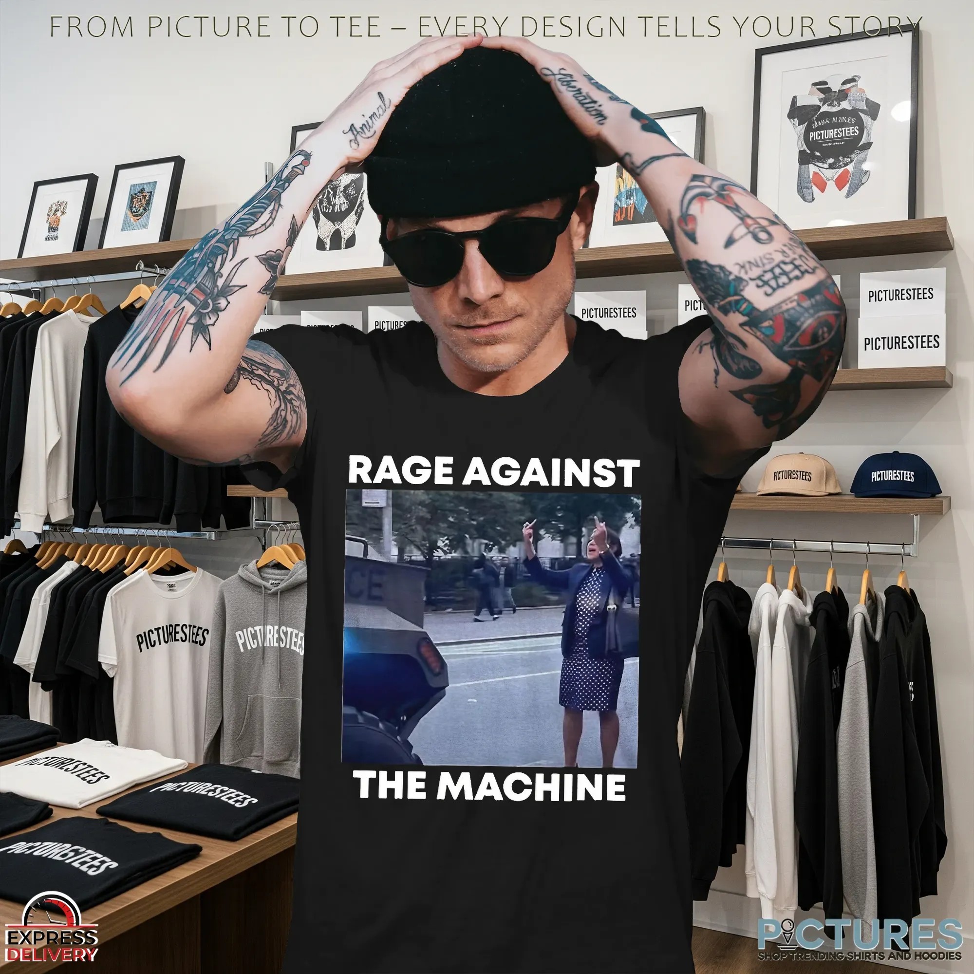 Woman Rage Against The Machine Resist T Shirt