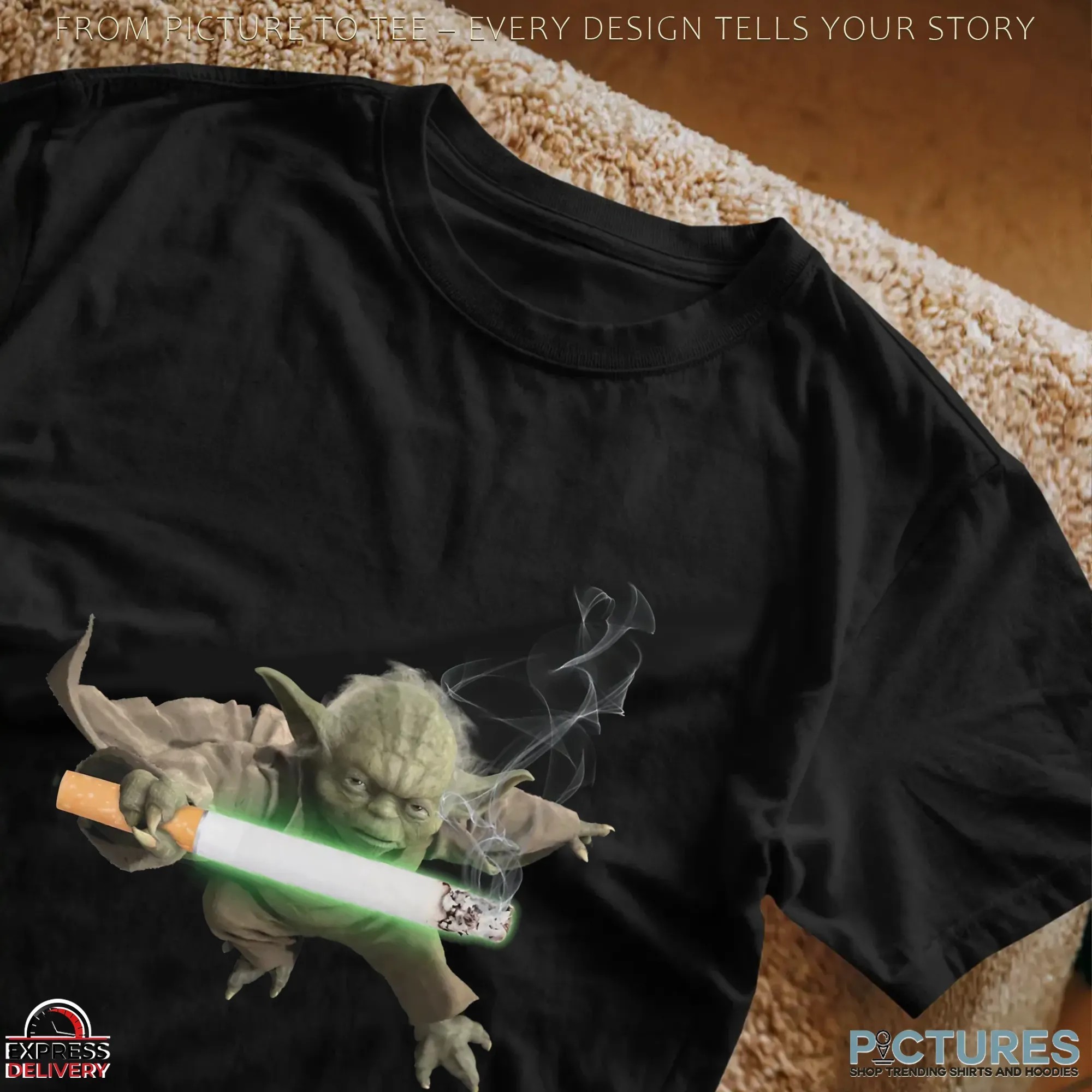 Yoda Cigarette Star Wars Meme T Shirt Yoda Cigarette Star Wars Meme T Shirt
