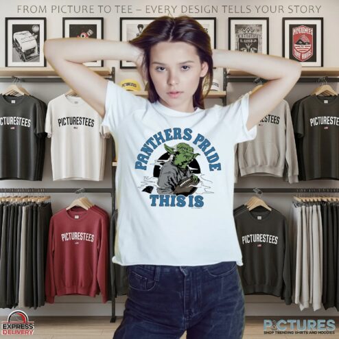 Yoda X Carolina Panthers Pride This Is Football Star Wars Mashup T Shirt