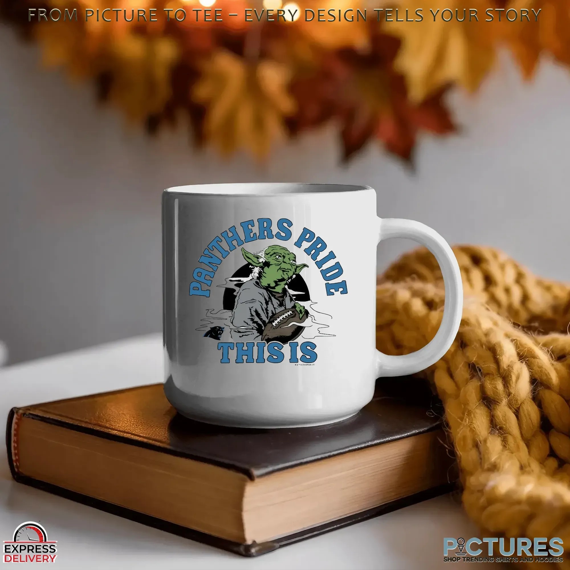 Yoda X Carolina Panthers Pride This Is Football Star Wars Mashup T Shirt