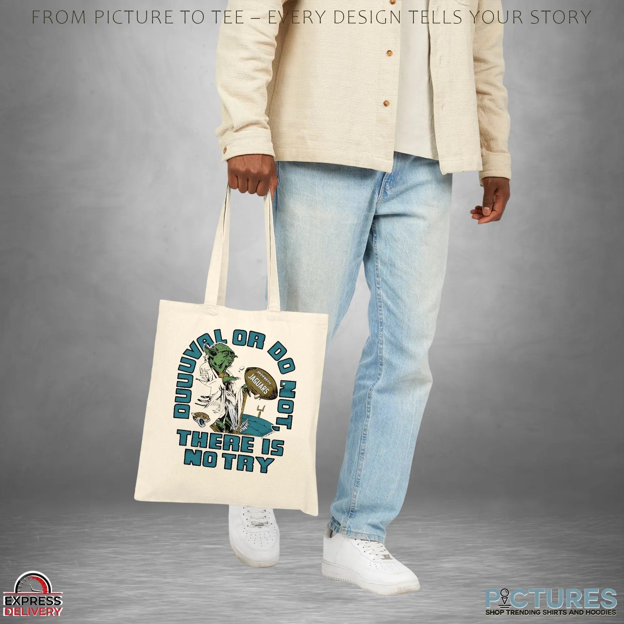 Yoda X Jacksonville Jaguars Duuuval Or Do Not’ There Is No Try Star Wars Football Mashup T Shirt