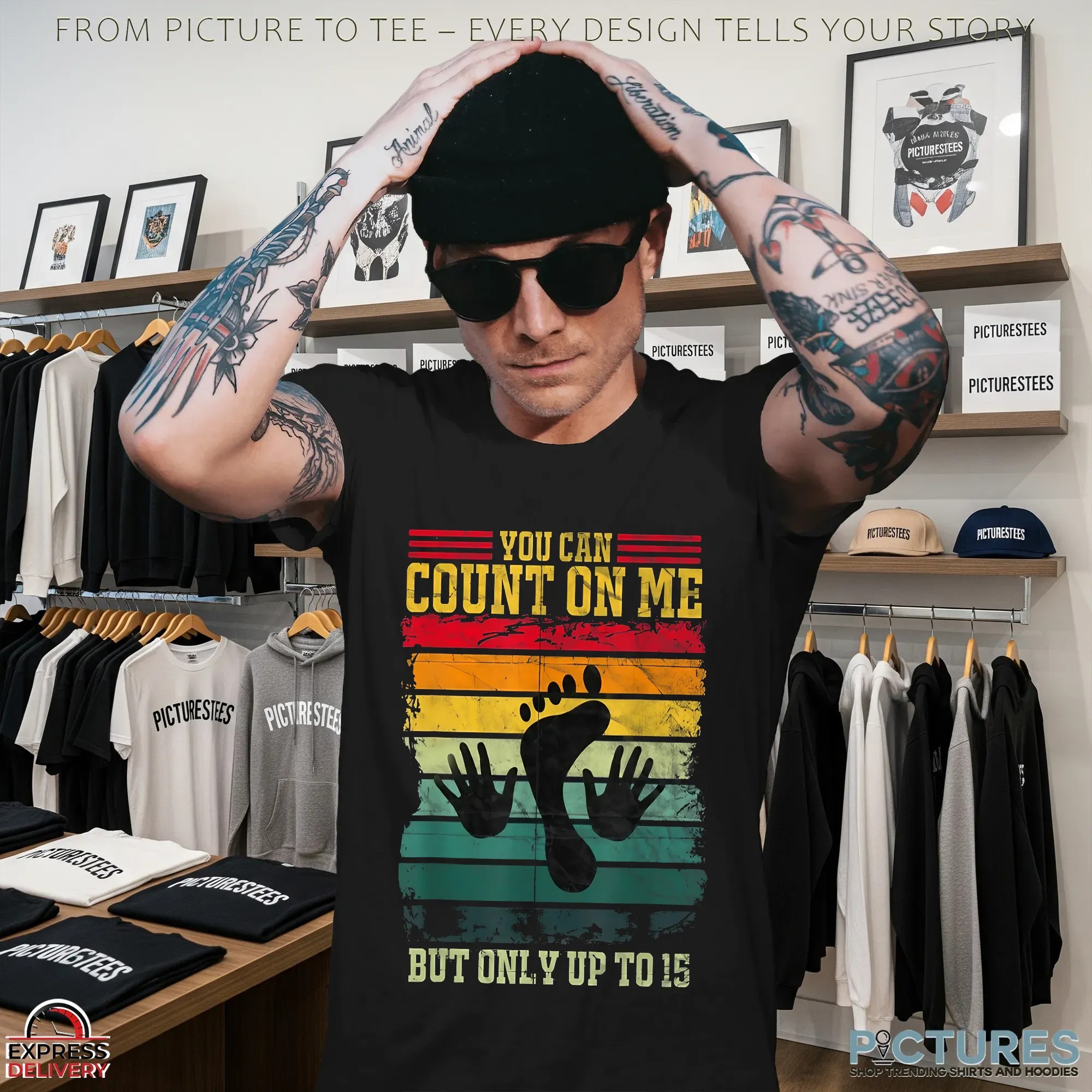 You Can Count On Me But Only Up Το 15 T Shirt