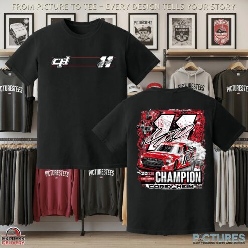 2025 Corey Heim Championship Signature T Shirt