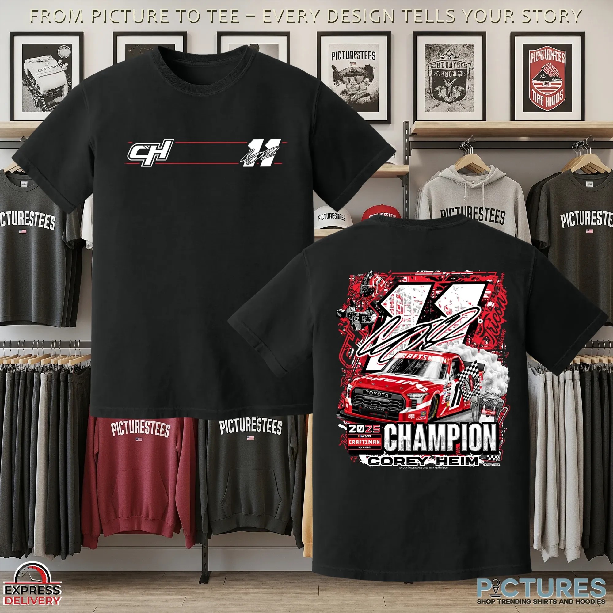 2025 Corey Heim Championship Signature T Shirt
