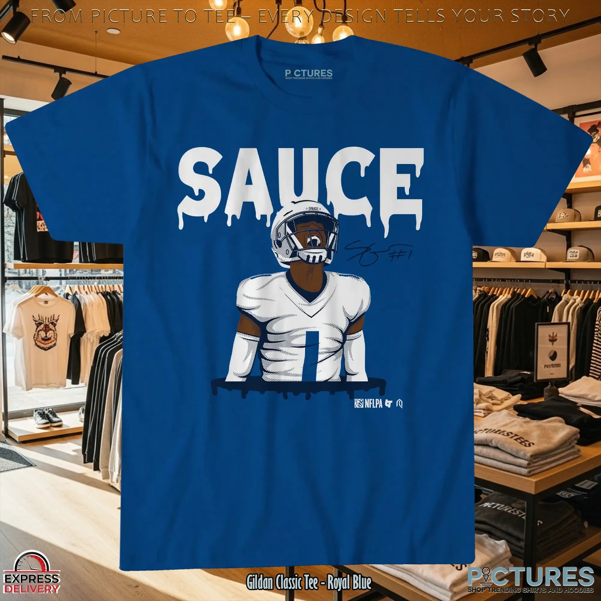 Ahmad Sauce Gardner The Drip Indy Signature T Shirt