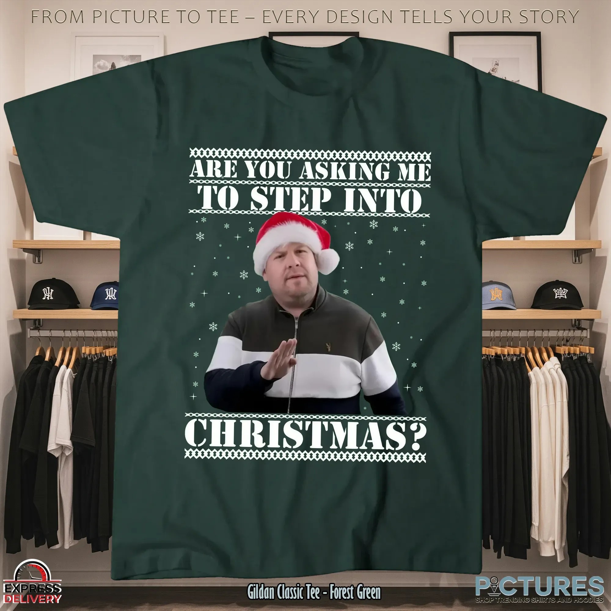 Are You Asking Me Step Into Christmas Smithy & Nessa Gavin and Stacey Xmas T Shirt