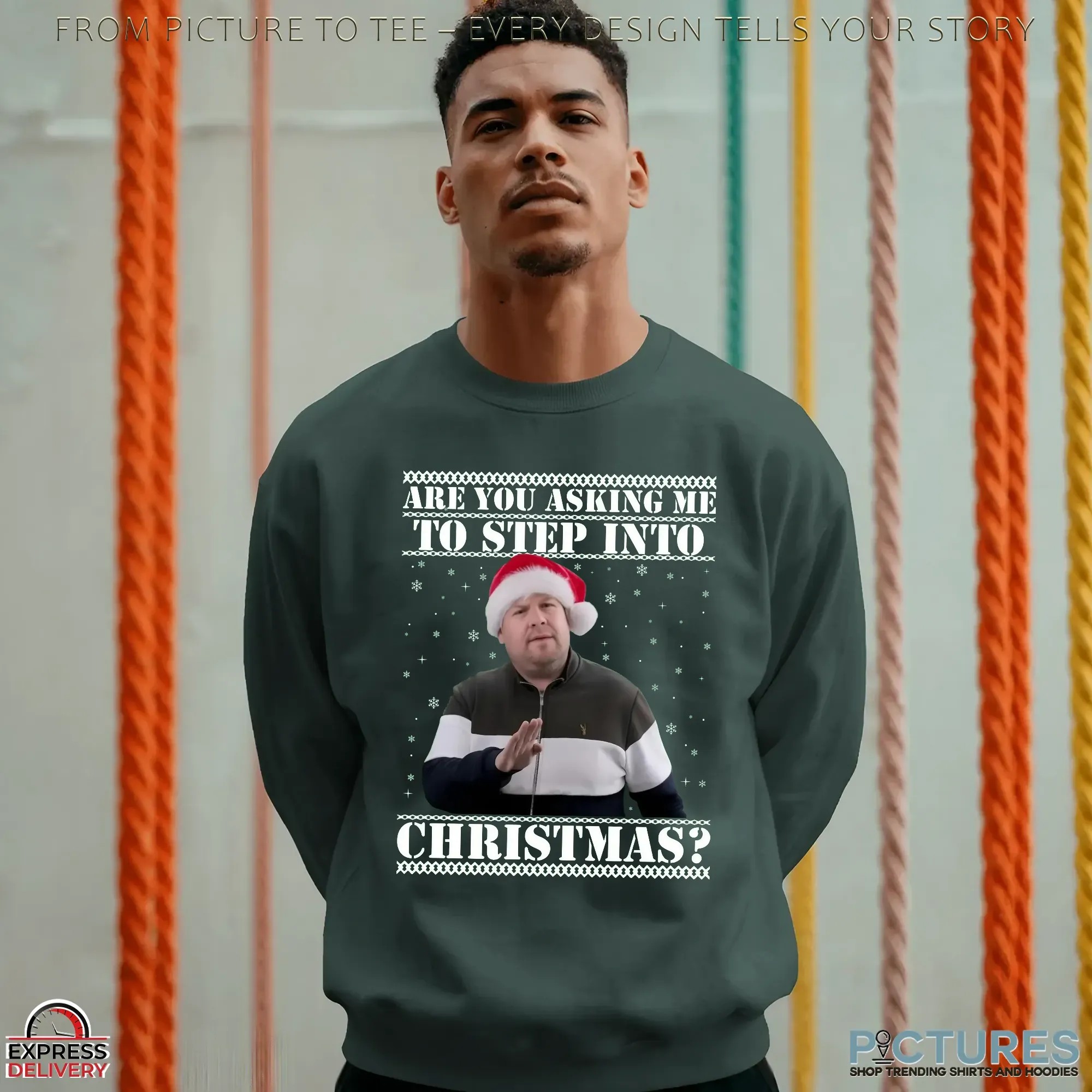 Are You Asking Me Step Into Christmas Smithy & Nessa Gavin and Stacey Xmas T Shirt