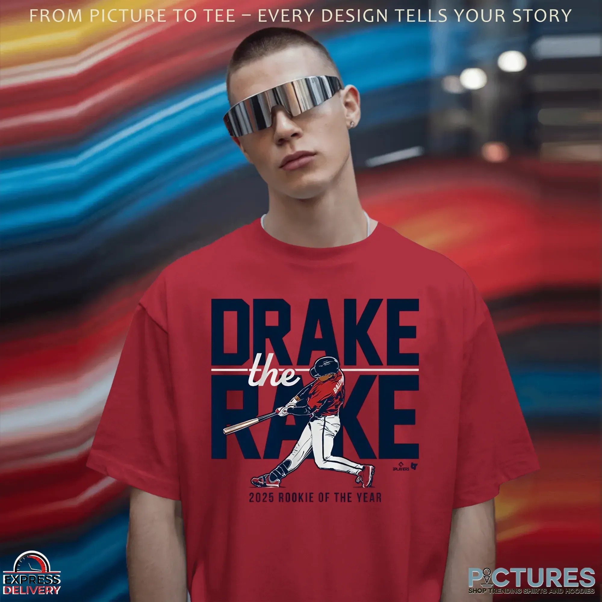 Atlanta Braves Drake Baldwin The Rake 2025 Rookie Of The Year T Shirt