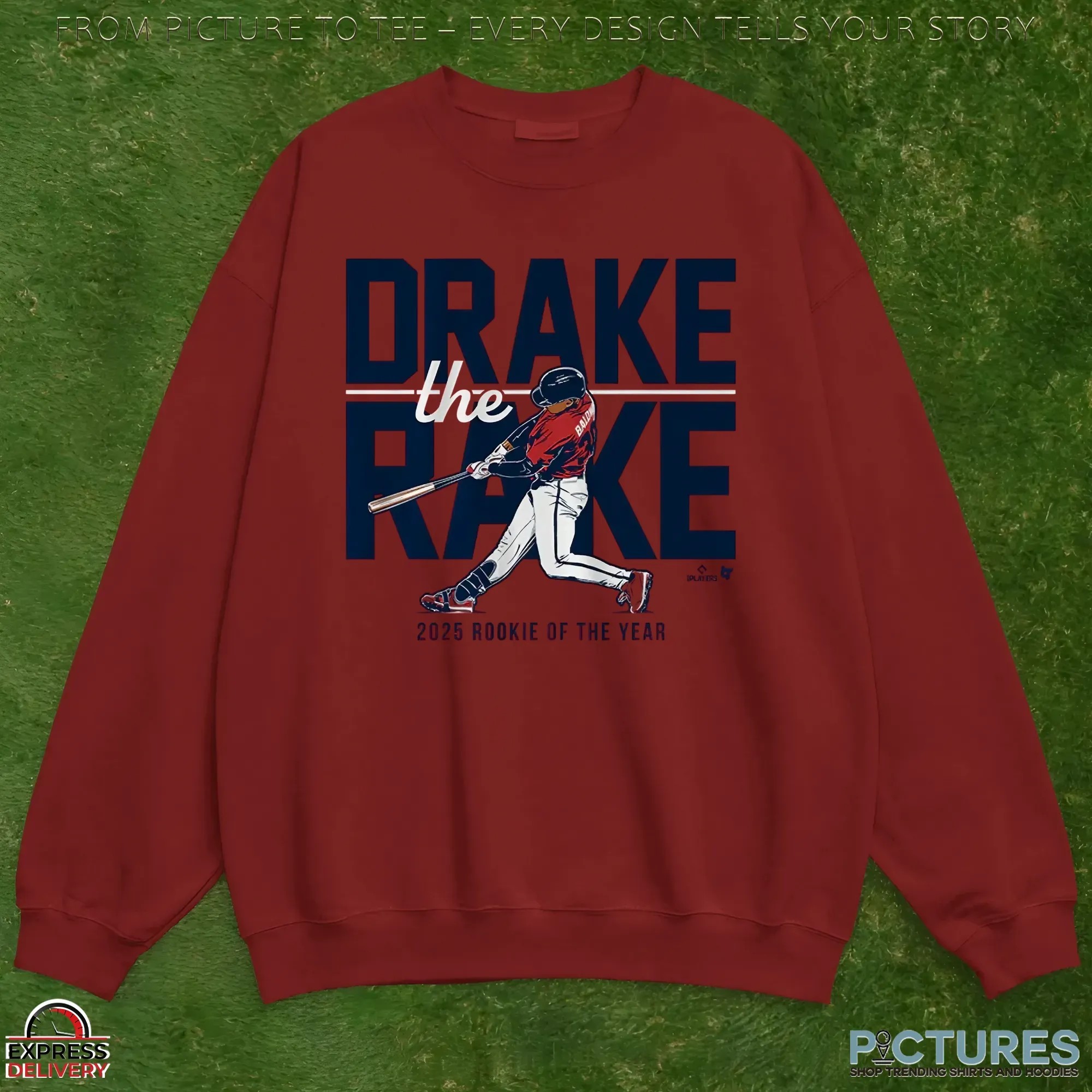 Atlanta Braves Drake Baldwin The Rake 2025 Rookie Of The Year T Shirt