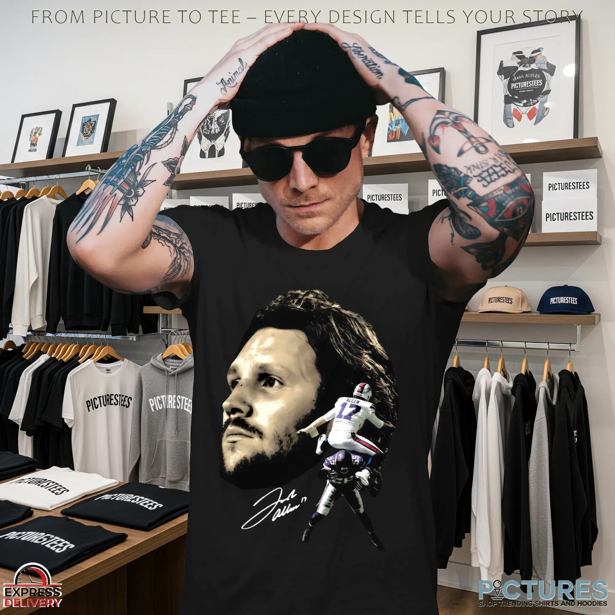 Big Josh Allen Buffalo Bills Fan T Shirt Big Josh Allen Buffalo Bills Fan T Shirt