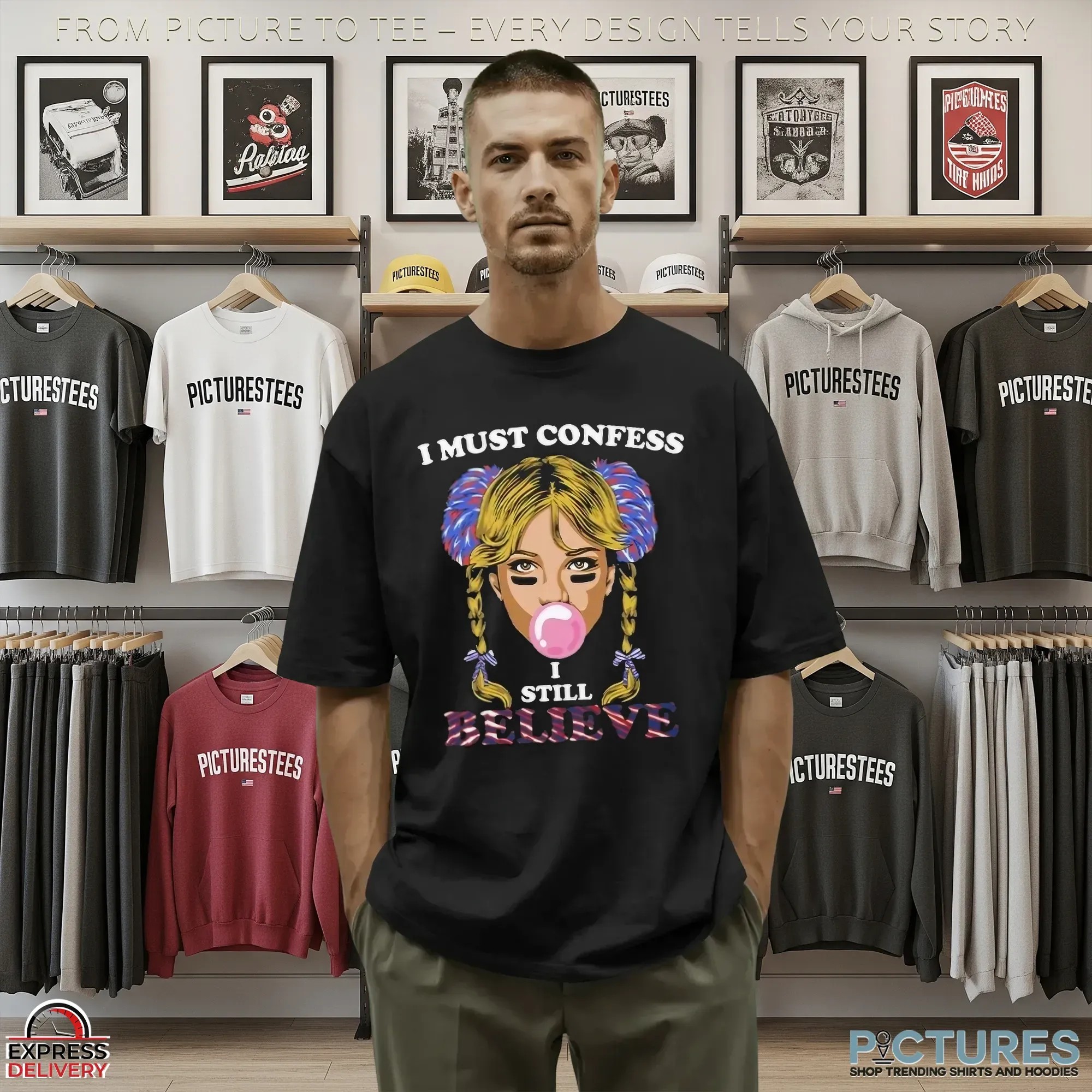 Britney Spears I Must Confess I Still Believe Buffalo Bills T Shirt