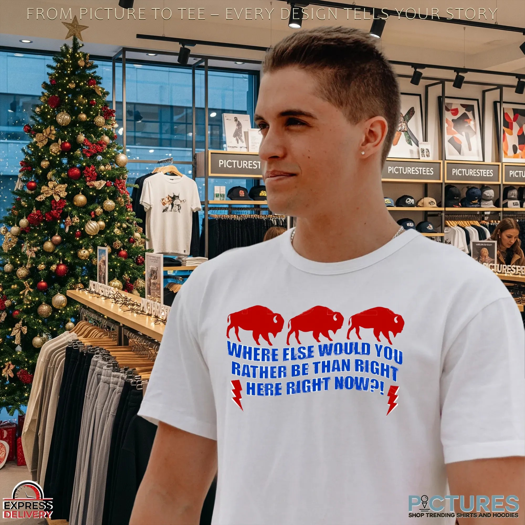 Buffalo Bills Football Where Else Would You Rather Be Than Right Here Right Now T Shirt Buffalo Bills Football Where Else Would You Rather Be Than Right Here Right Now T Shirt