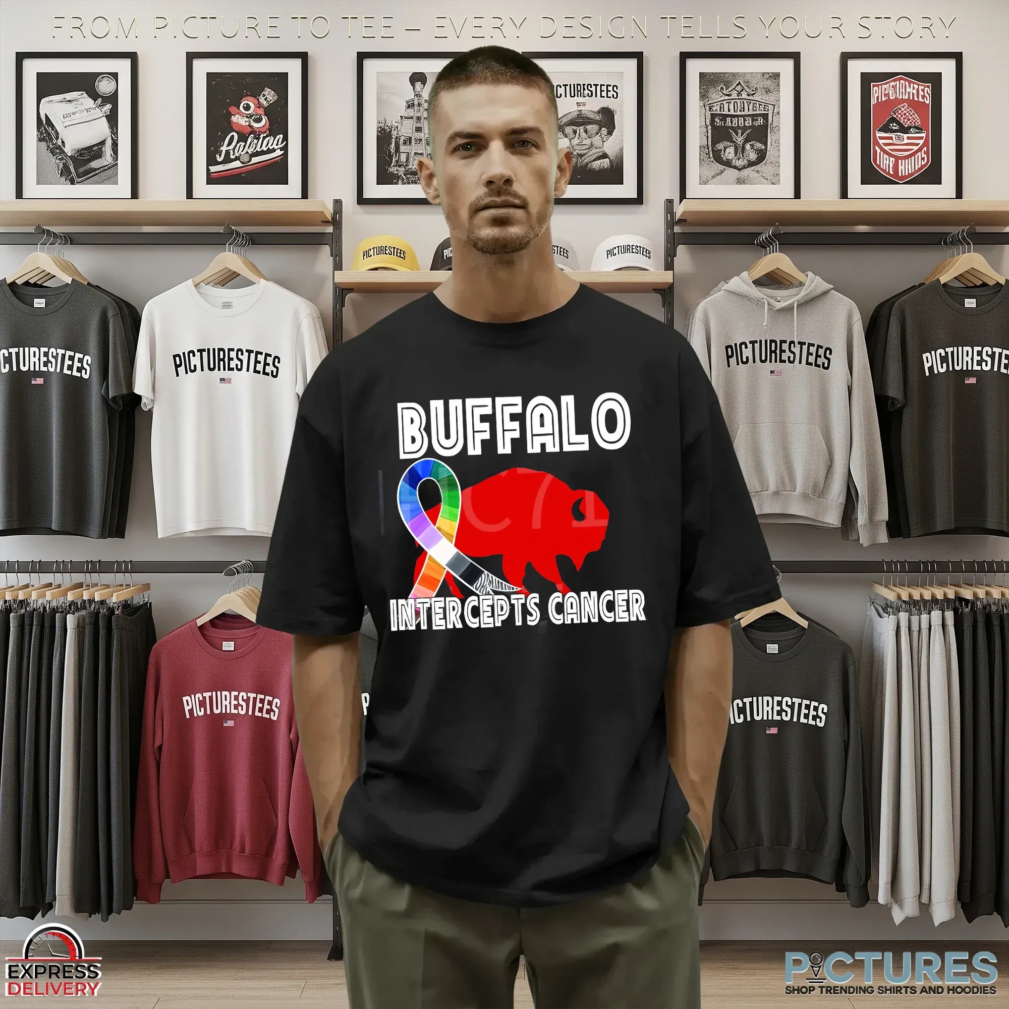 Buffalo Bills Intercepts Cancer T Shirt