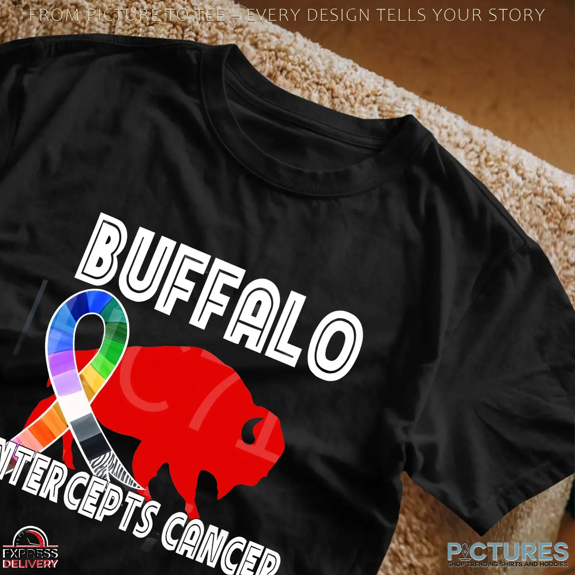 Buffalo Bills Intercepts Cancer T Shirt Buffalo Bills Intercepts Cancer T Shirt