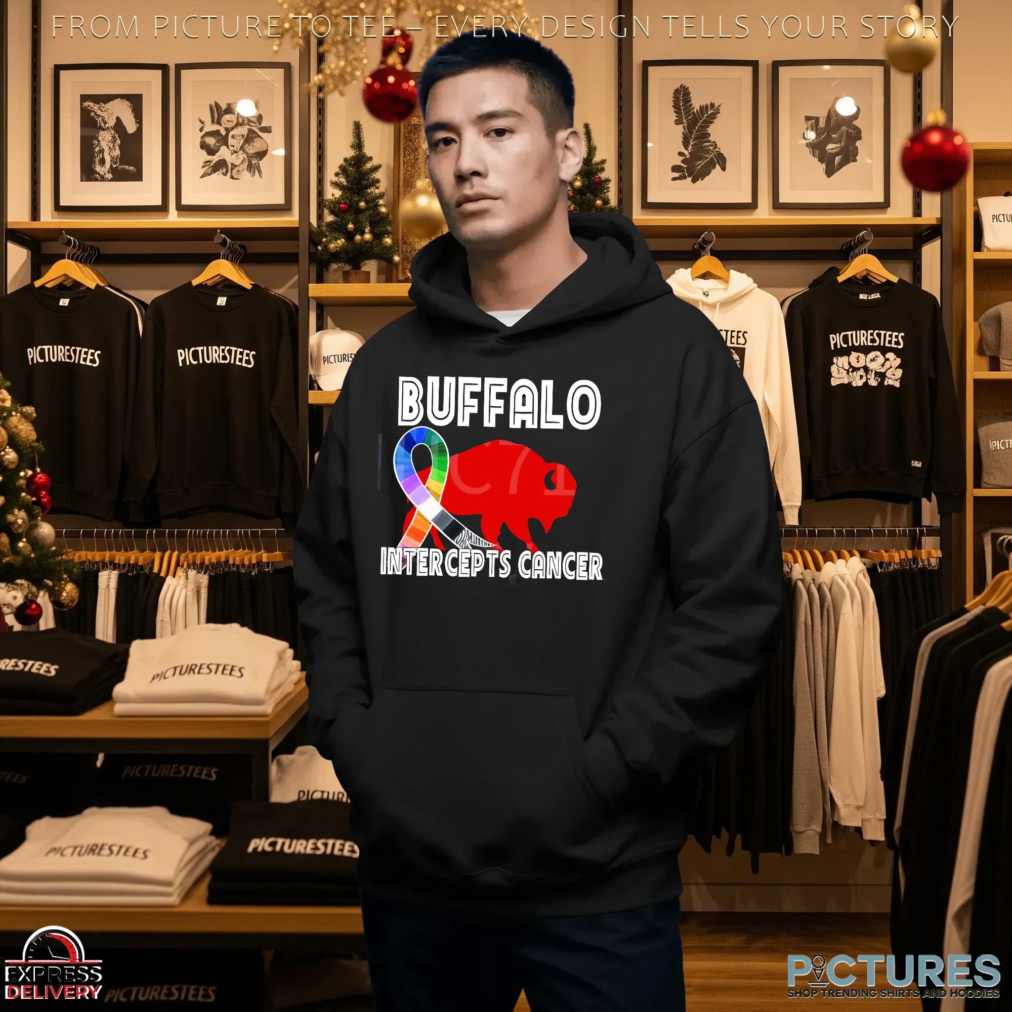 Buffalo Bills Intercepts Cancer T Shirt Buffalo Bills Intercepts Cancer T Shirt
