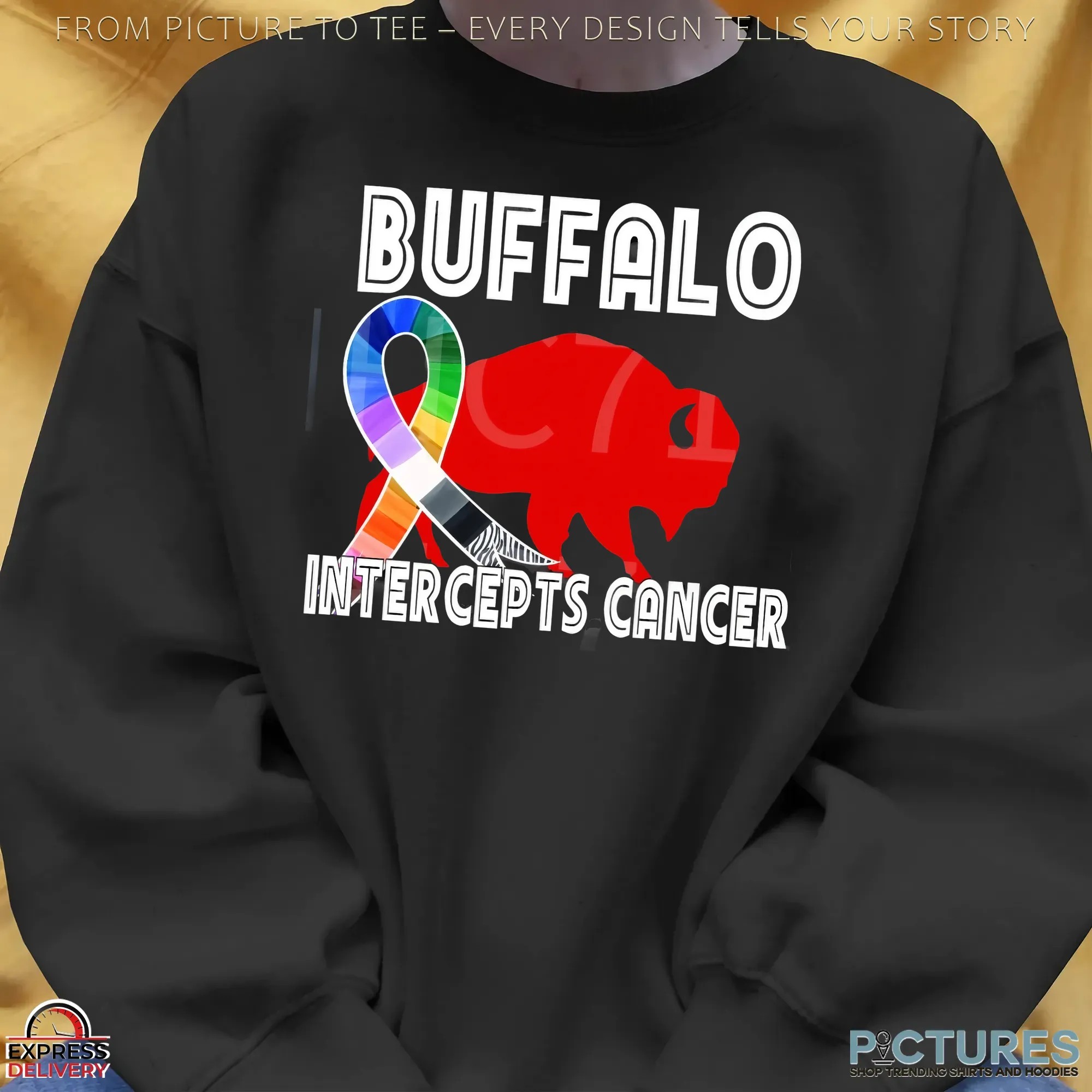 Buffalo Bills Intercepts Cancer T Shirt Buffalo Bills Intercepts Cancer T Shirt
