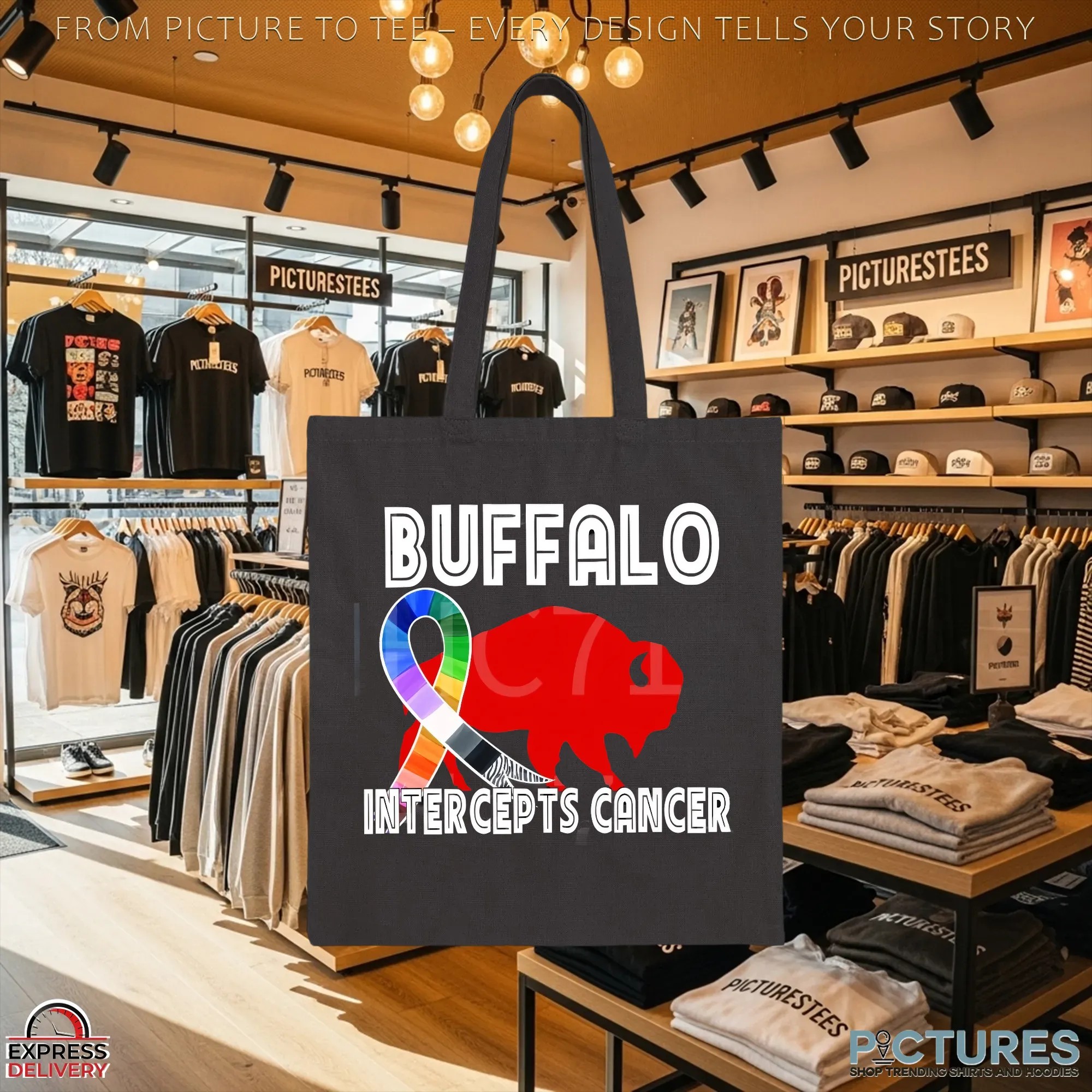Buffalo Bills Intercepts Cancer T Shirt Buffalo Bills Intercepts Cancer T Shirt