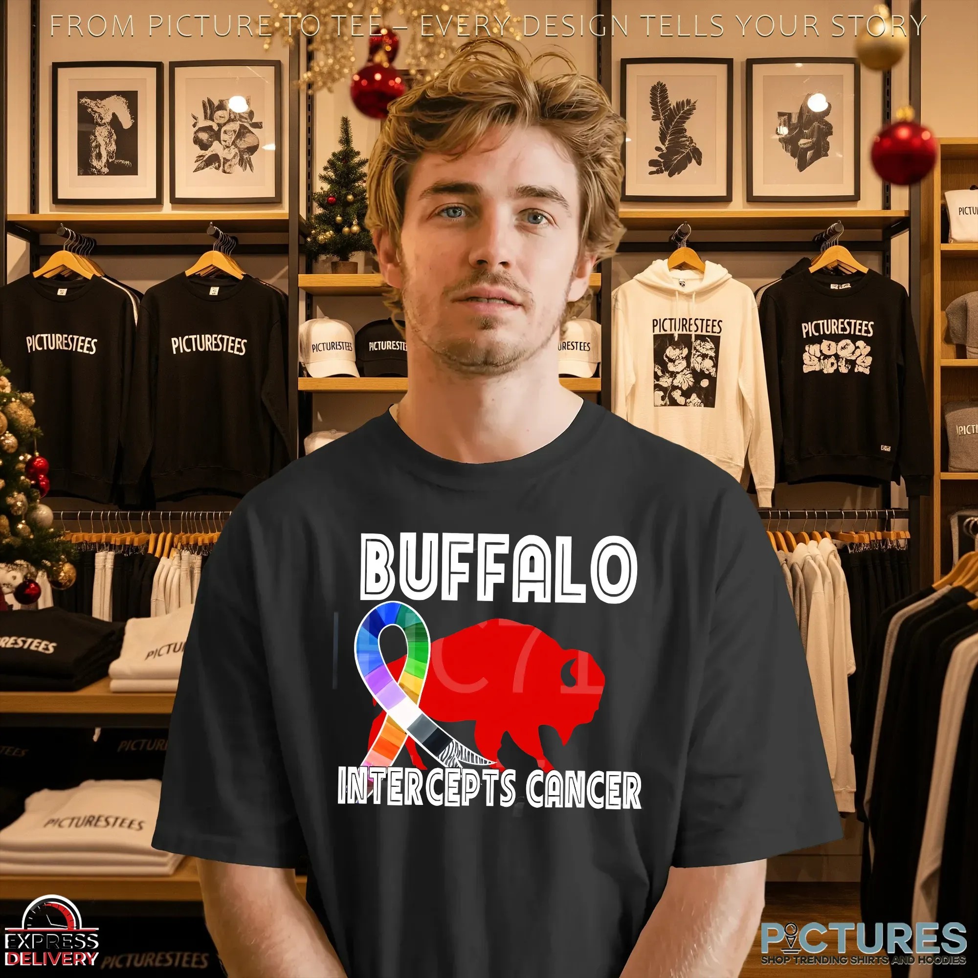 Buffalo Bills Intercepts Cancer T Shirt Buffalo Bills Intercepts Cancer T Shirt
